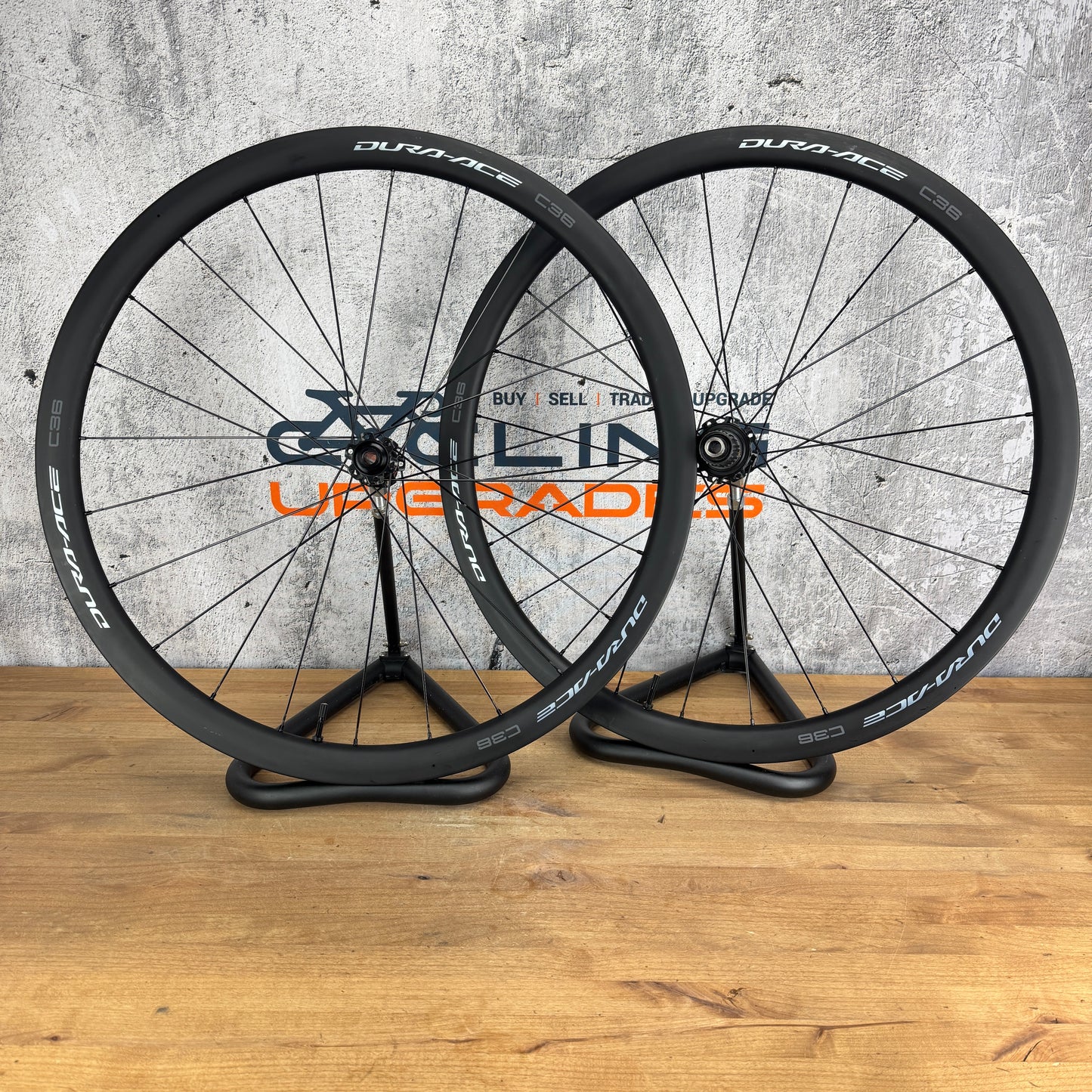 Mint! Shimano Dura-Ace C36 WH-R9270 Carbon Tubeless Disc Wheelset 700c 1375g