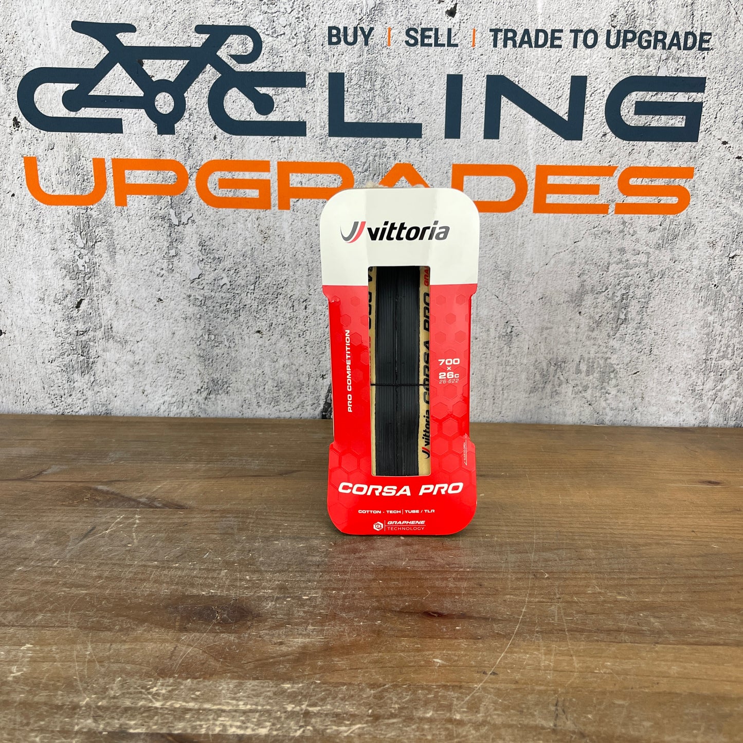 Vittoria Corsa Pro Graphene TLR Tubeless 700c x 26mm Road Bike Single Tire