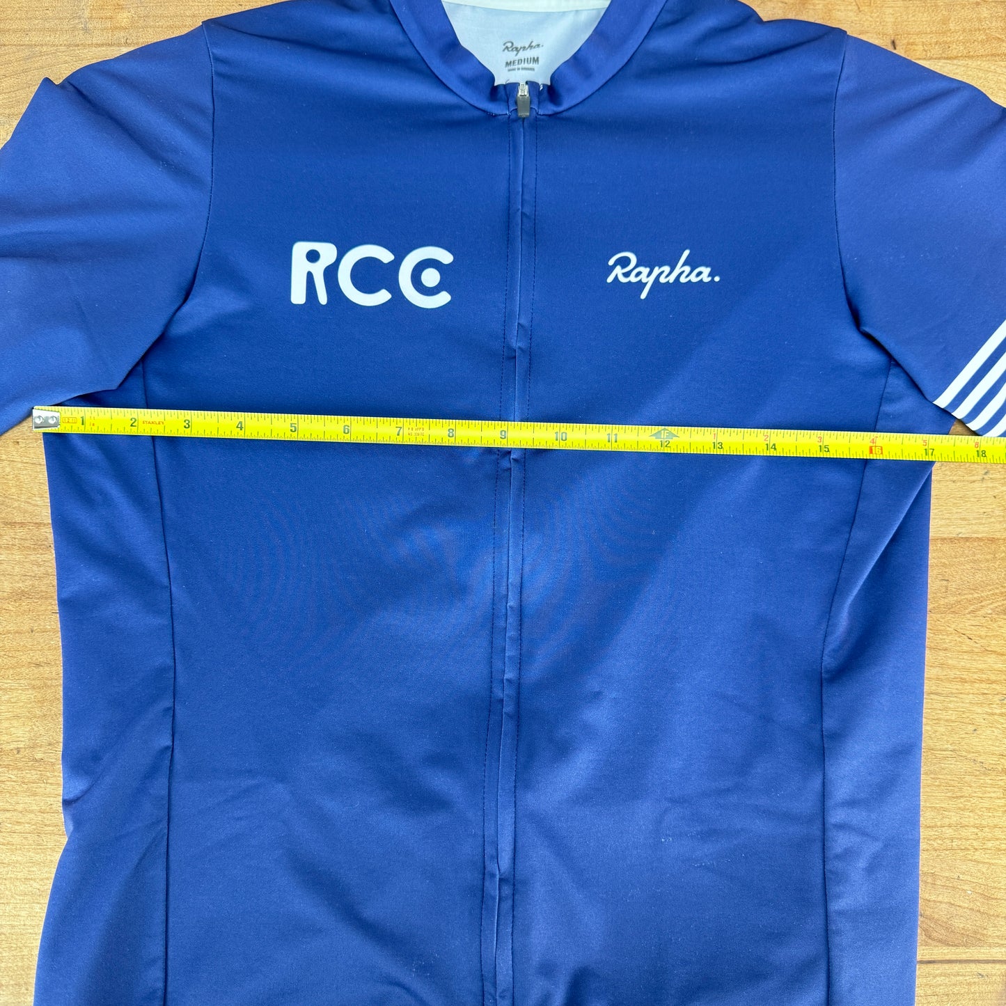 Light Wear Rapha Pro Team Midweight RCC Men's Medium Short Sleeve Cycling Jersey