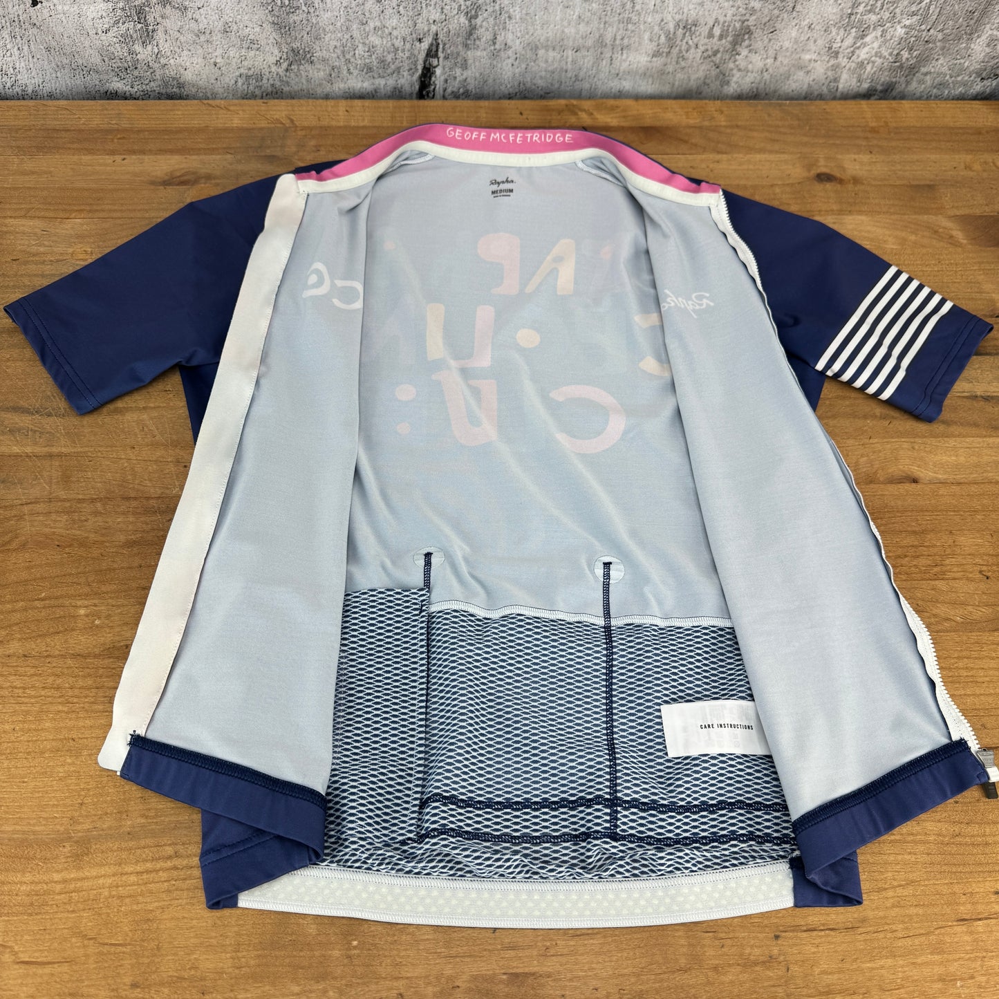 Light Wear Rapha Pro Team Midweight RCC Men's Medium Short Sleeve Cycling Jersey
