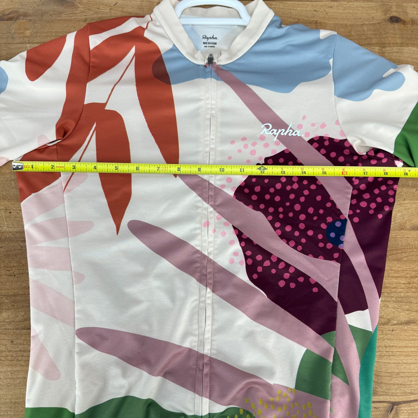 Light Wear Rapha Pro Team Midweight Medium Short Sleeve Cycling Jersey + Cap