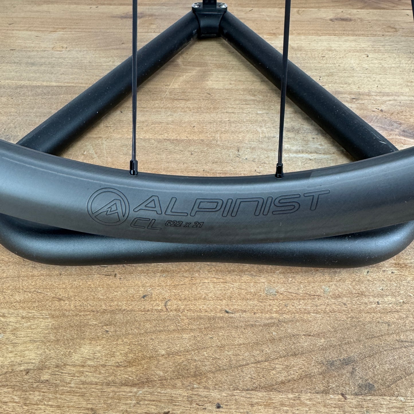Low Mile! Roval Alpinist CL Carbon Clincher Disc Brake Wheelset 700c 1363g