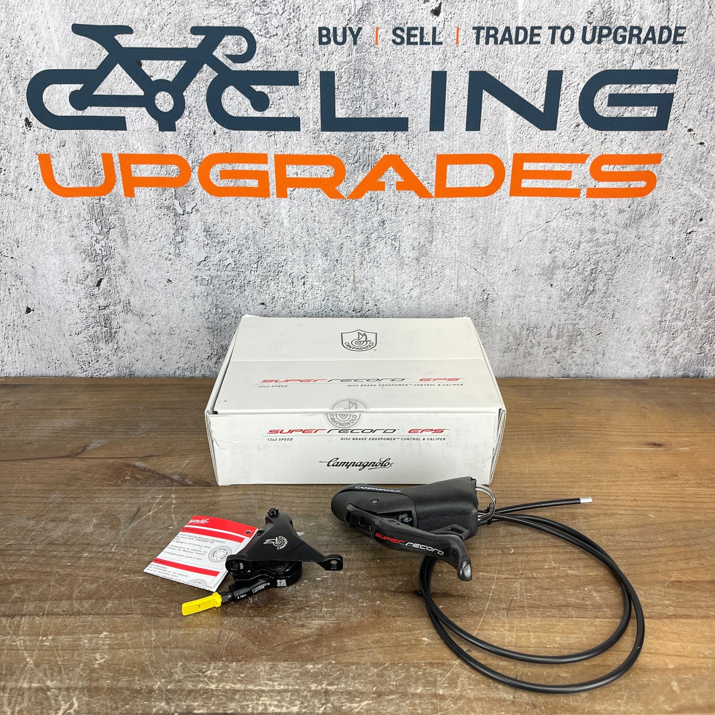 New! Campagnolo Super Record EPS 12-Speed Left/Front Shifter 160mm Brake Caliper