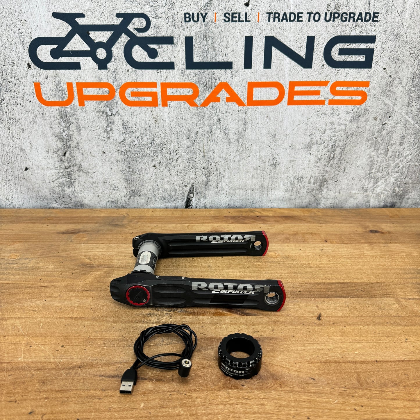 Rotor 2inpower 170mm Alloy Direct-Mount 30mm Spindle Crankset Crank Arms 598g