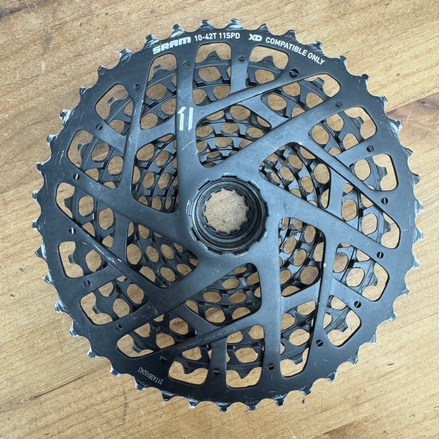 SRAM XO1 XG-1195 10-42t 11-Speed XD Mountain Bike Cassette 268g "Typical Wear"