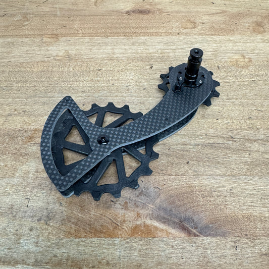 New J&L Carbon OSPW Rear Derailleur Oversized Pulley Wheels for Shimano 11-Speed