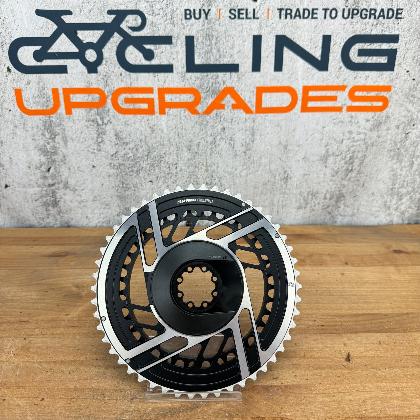 New! 2024 SRAM Red AXS E1 8-Bolt 50/37t 2x 12-Speed Bike Chainring Set 240g