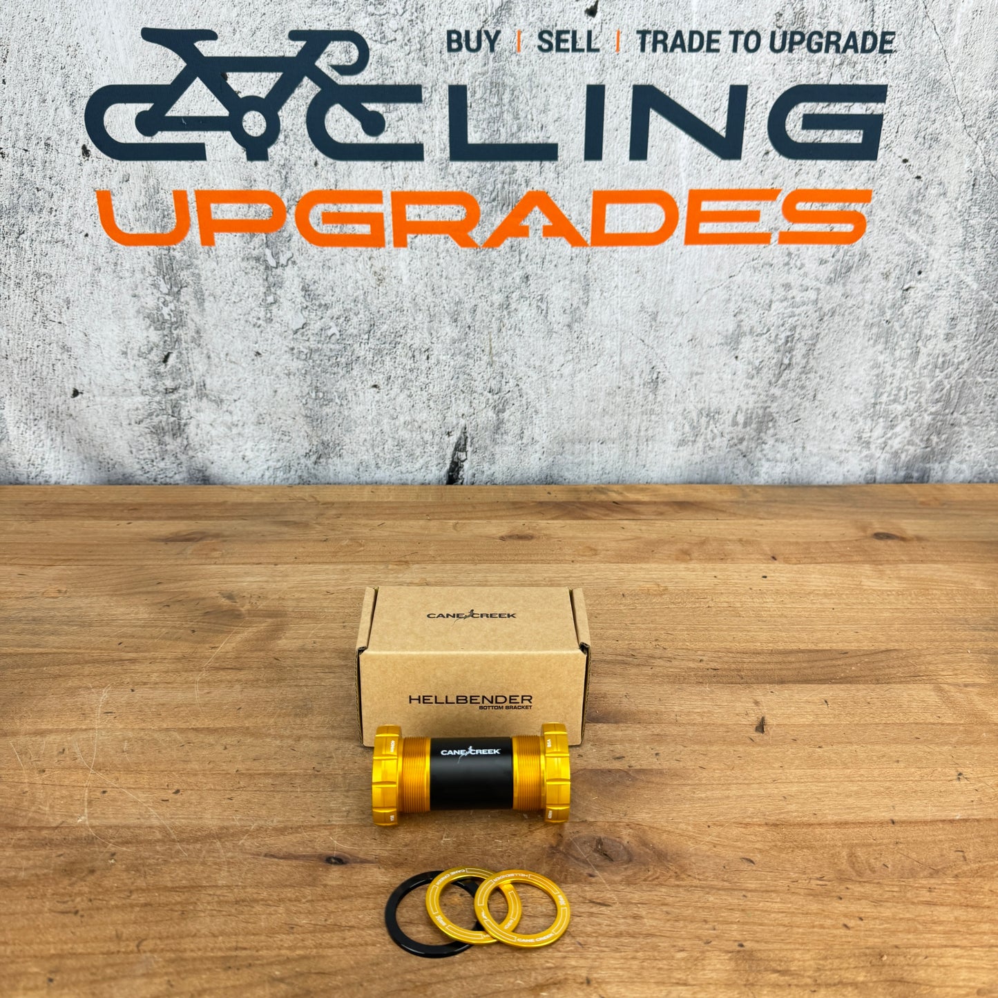 New! Cane Creek Hellbender 70 BSA Threaded 30mm Gold Bottom Bracket BAI0143