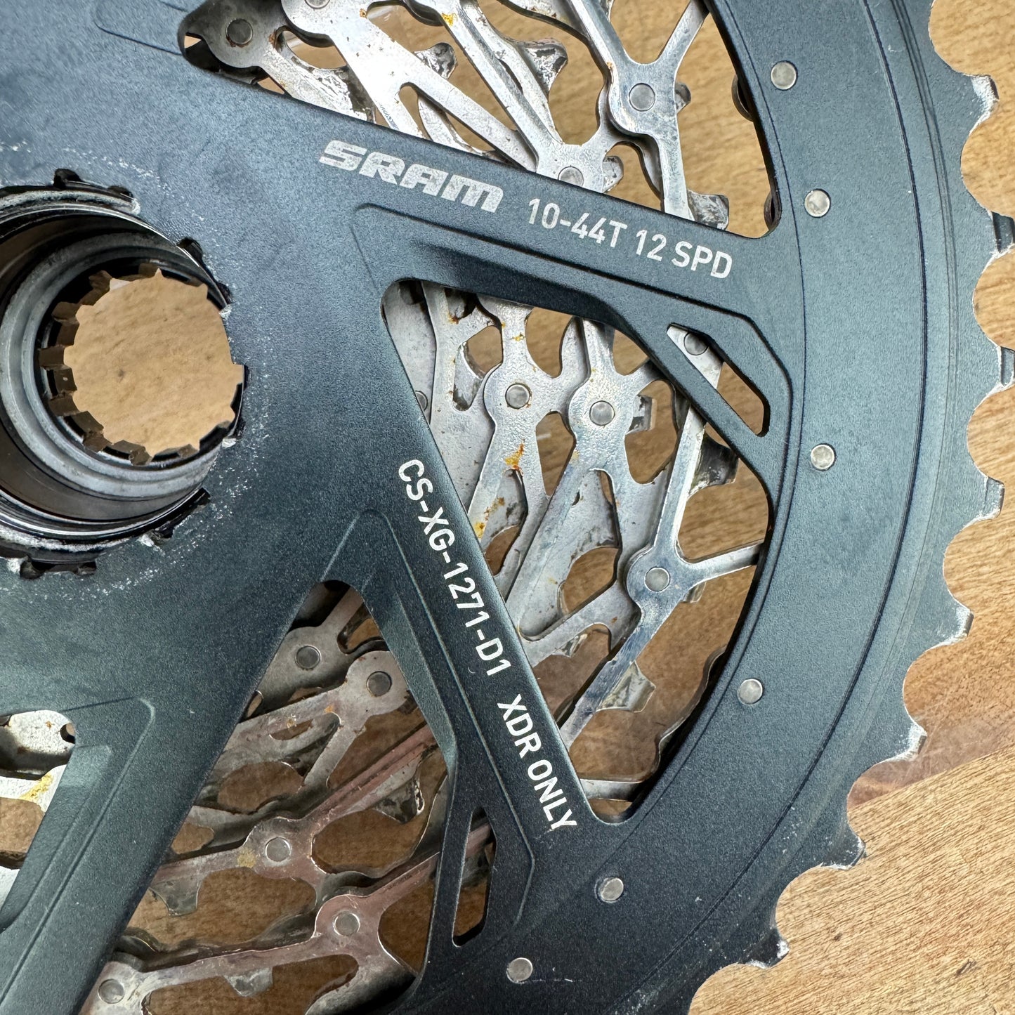 SRAM XPLR XG-1271 10-44t 12-Speed XDR "Typical Wear" Bike Cassette 386g