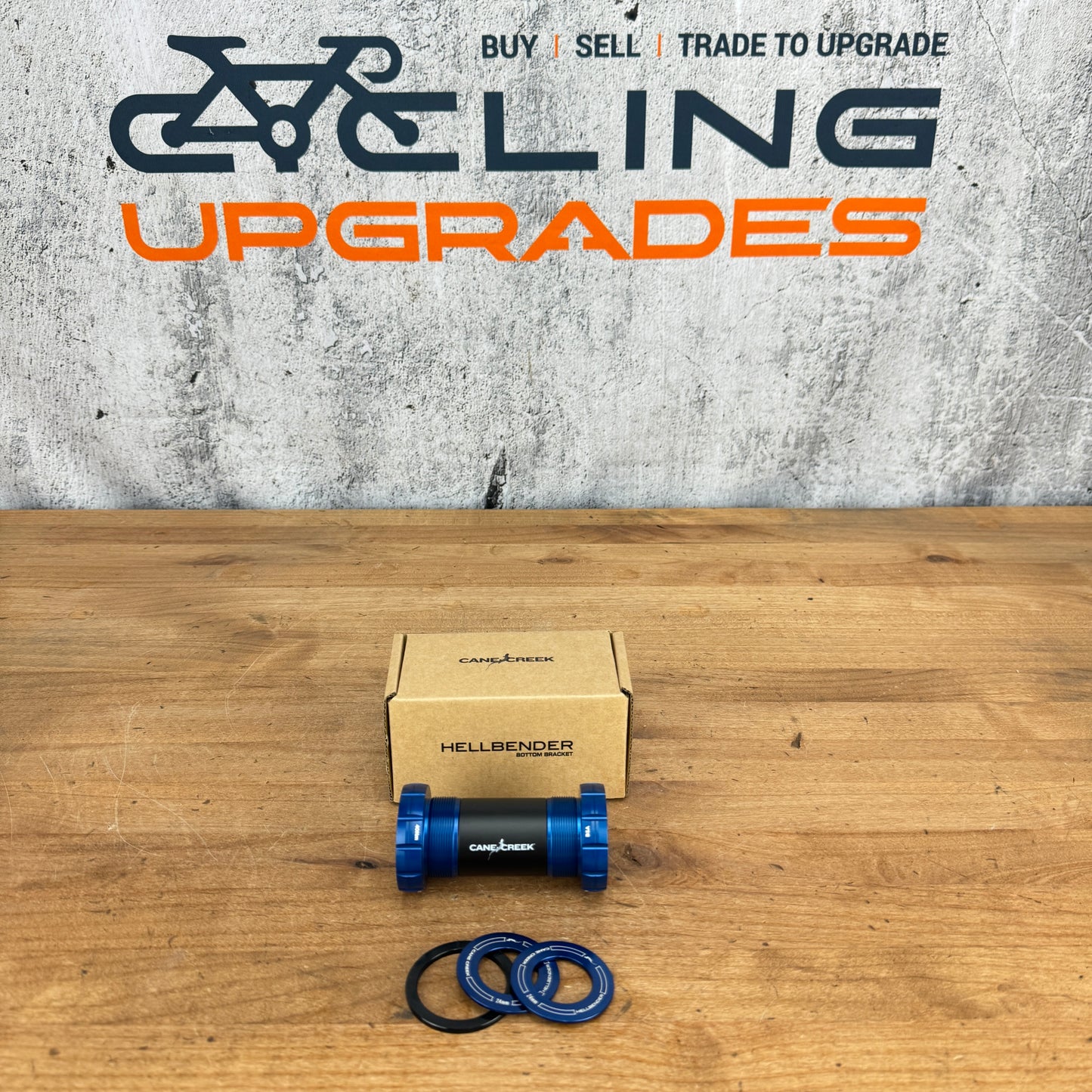 New! Cane Creek Hellbender 70 BSA Threaded 24mm BAI0186 Blue Bottom Bracket