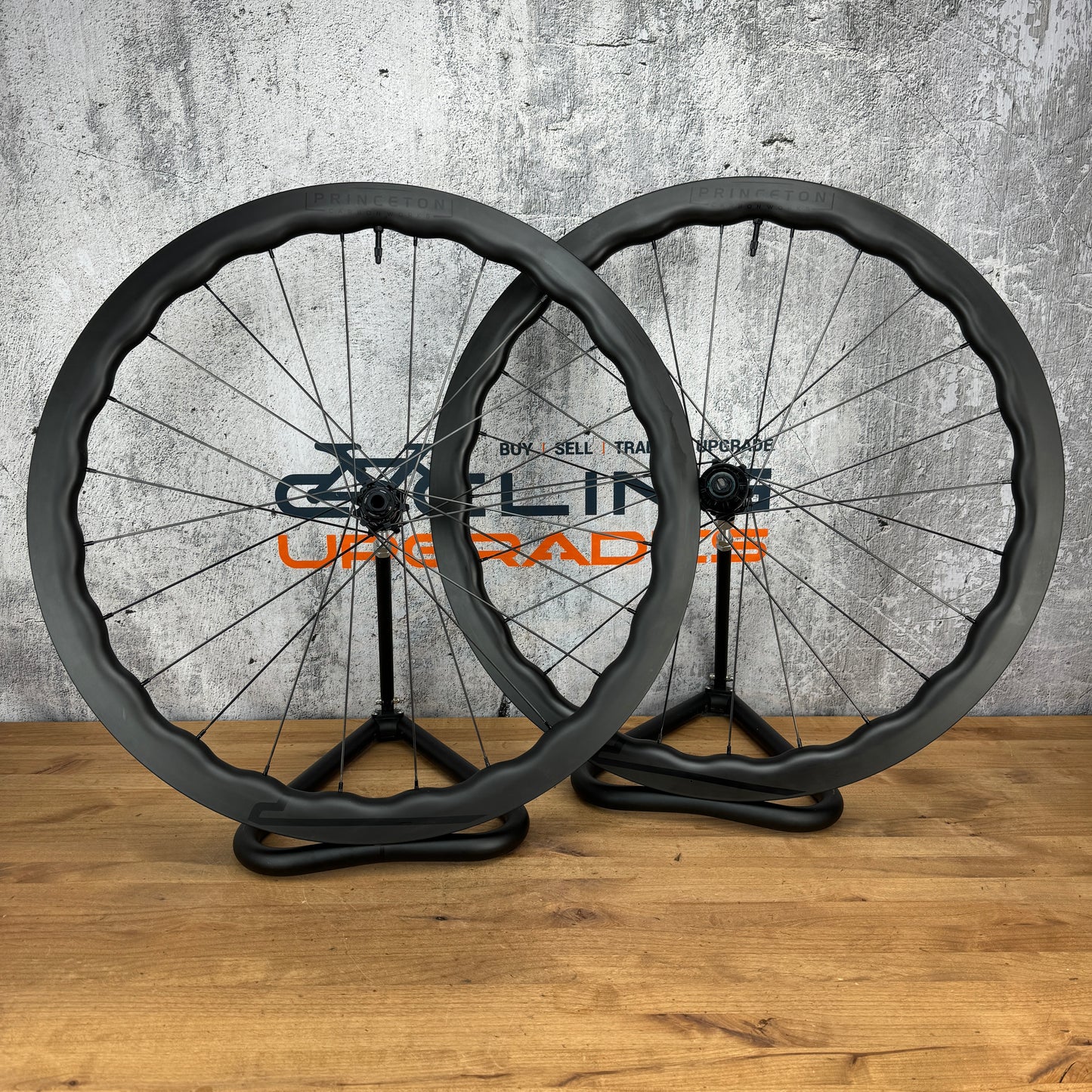 New! Princeton CarbonWorks Grit 4540 Carbon Tubeless Disc Wheelset 700c 1408g