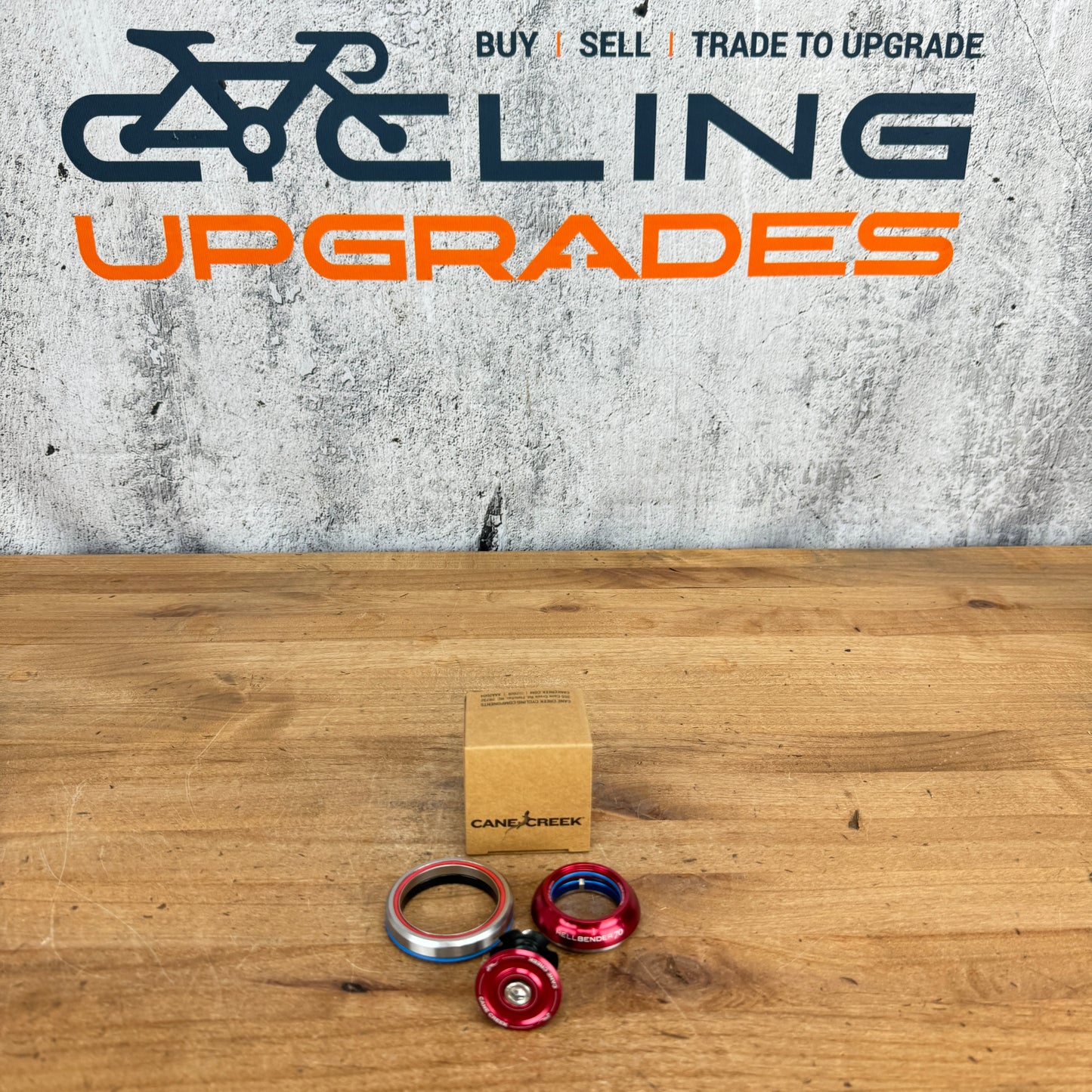 New! Cane Creek Hellbender 70 1 1/8" Steerer IS42/28.6/H9 BAA1189 Red Headset