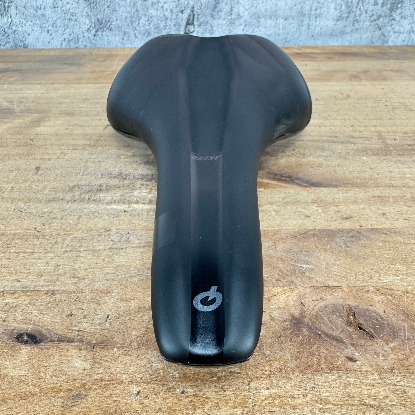 Light Use! Prologo Akero AGX 145mm 7x7mm Steel Rails Black Bike Saddle 278g