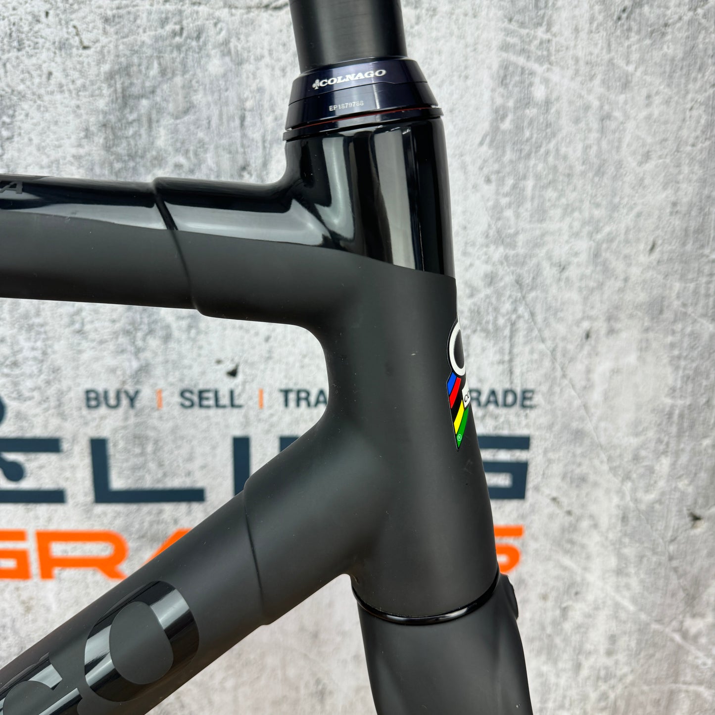 Low Mile! Colnago C59 Electronic Nero 52s (55cm) Carbon Rim Brake Frameset BoB