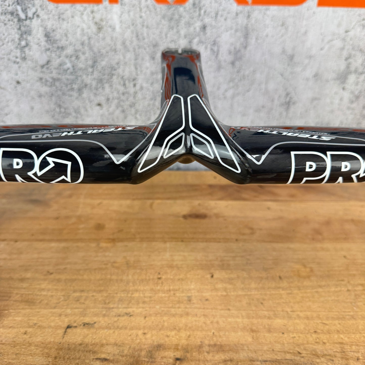 Low Mile! Shimano Pro Stealth Evo Carbon 44cm x 130mm Integrated Handlebar 400g