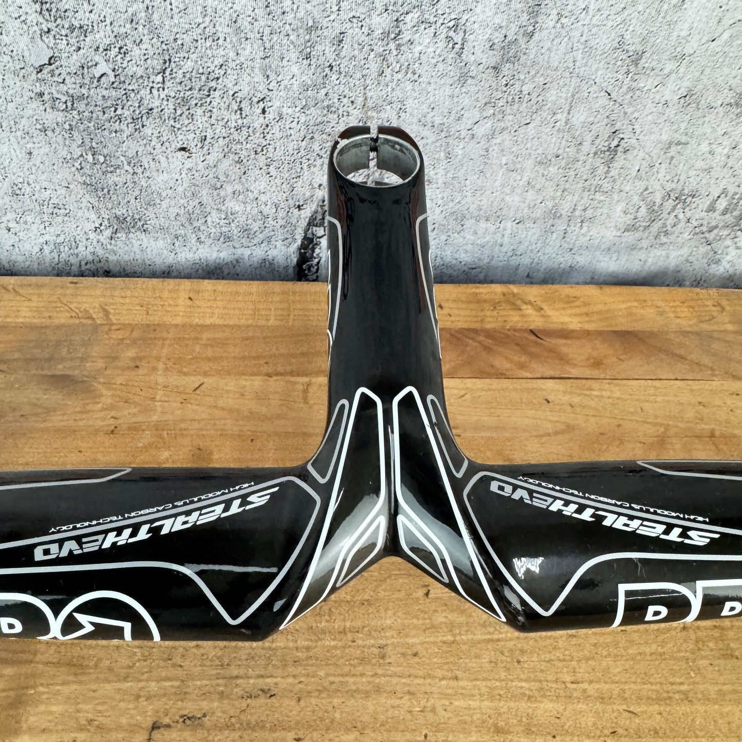 Low Mile! Shimano Pro Stealth Evo Carbon 44cm x 130mm Integrated Handlebar 400g