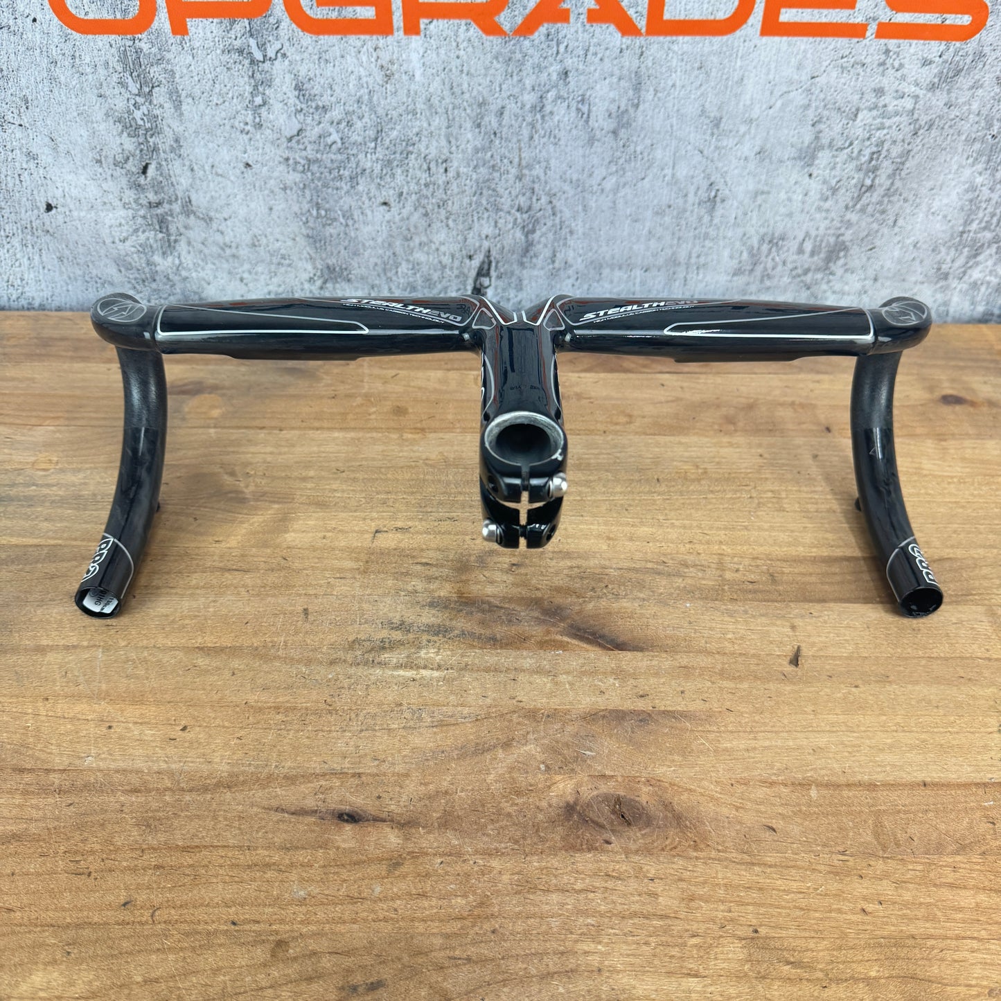 Low Mile! Shimano Pro Stealth Evo Carbon 44cm x 130mm Integrated Handlebar 400g