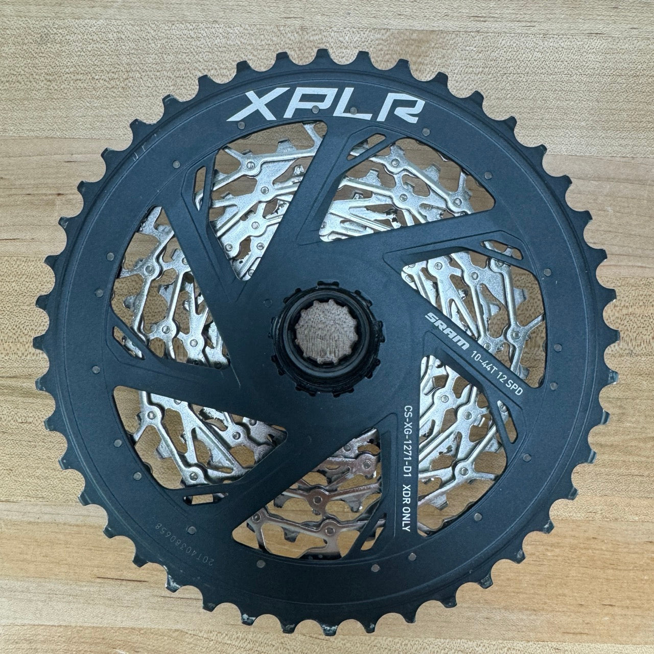 Light Use! SRAM AXS XPLR XG-1271 D1 10-44t 12-Speed Gravel Bike Cassette 378g