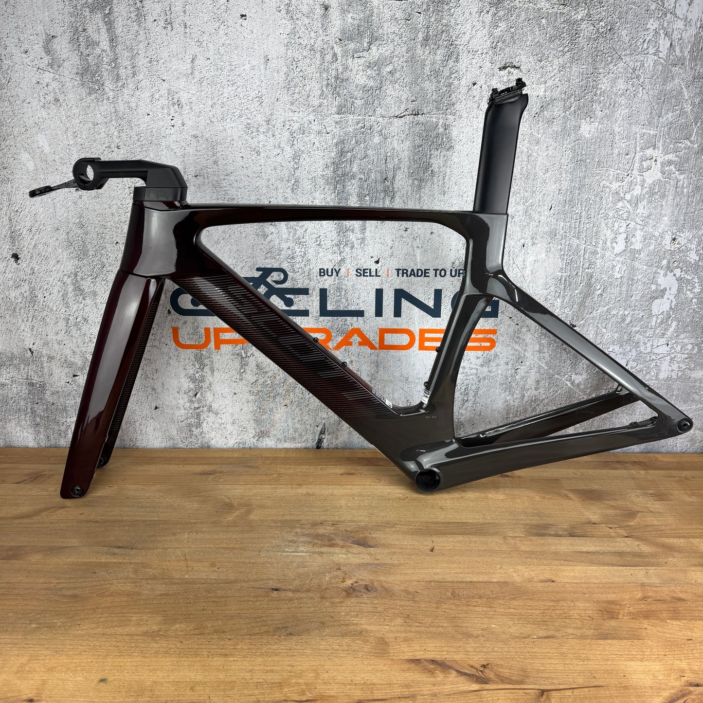 Low Mile! 2023 Scott Foil RC 30 XXS HMX Carbon Disc Brake Frameset 700c 1952g