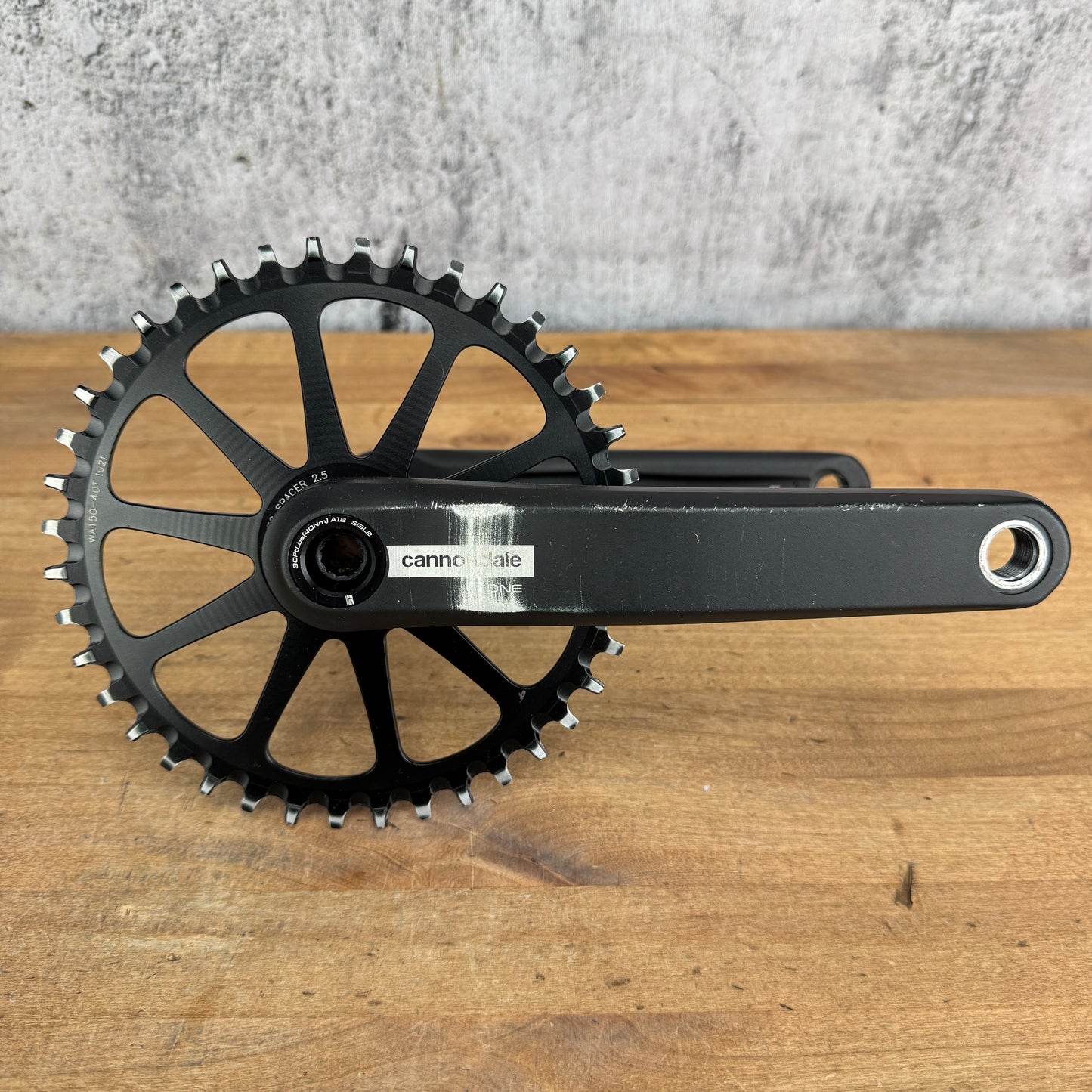 Cannondale One Alloy 172.5mm 40T 1x Spidering Alloy Crankset 30mm Si Spindle
