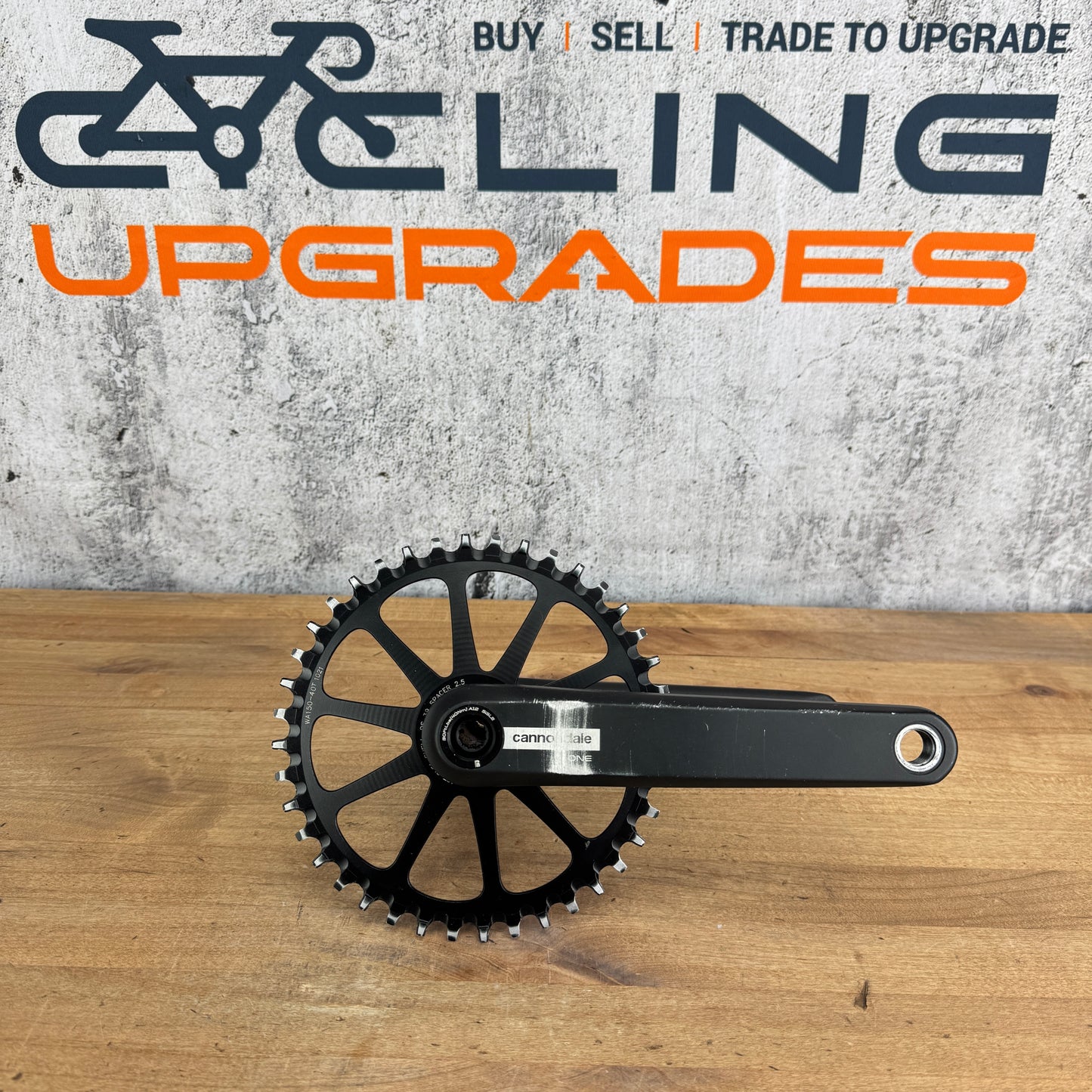 Cannondale One Alloy 172.5mm 40T 1x Spidering Alloy Crankset 30mm Si Spindle