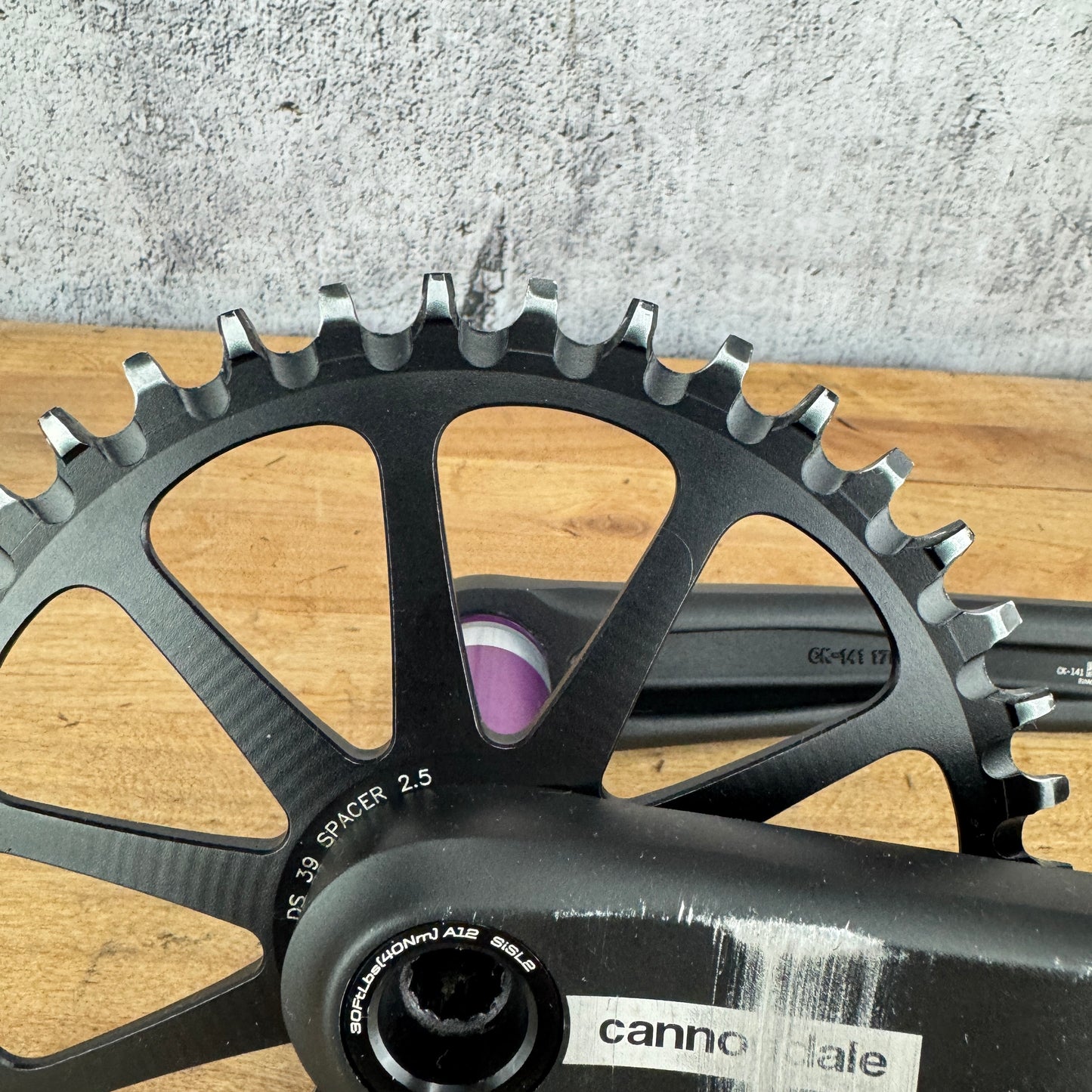 Cannondale One Alloy 172.5mm 40T 1x Spidering Alloy Crankset 30mm Si Spindle