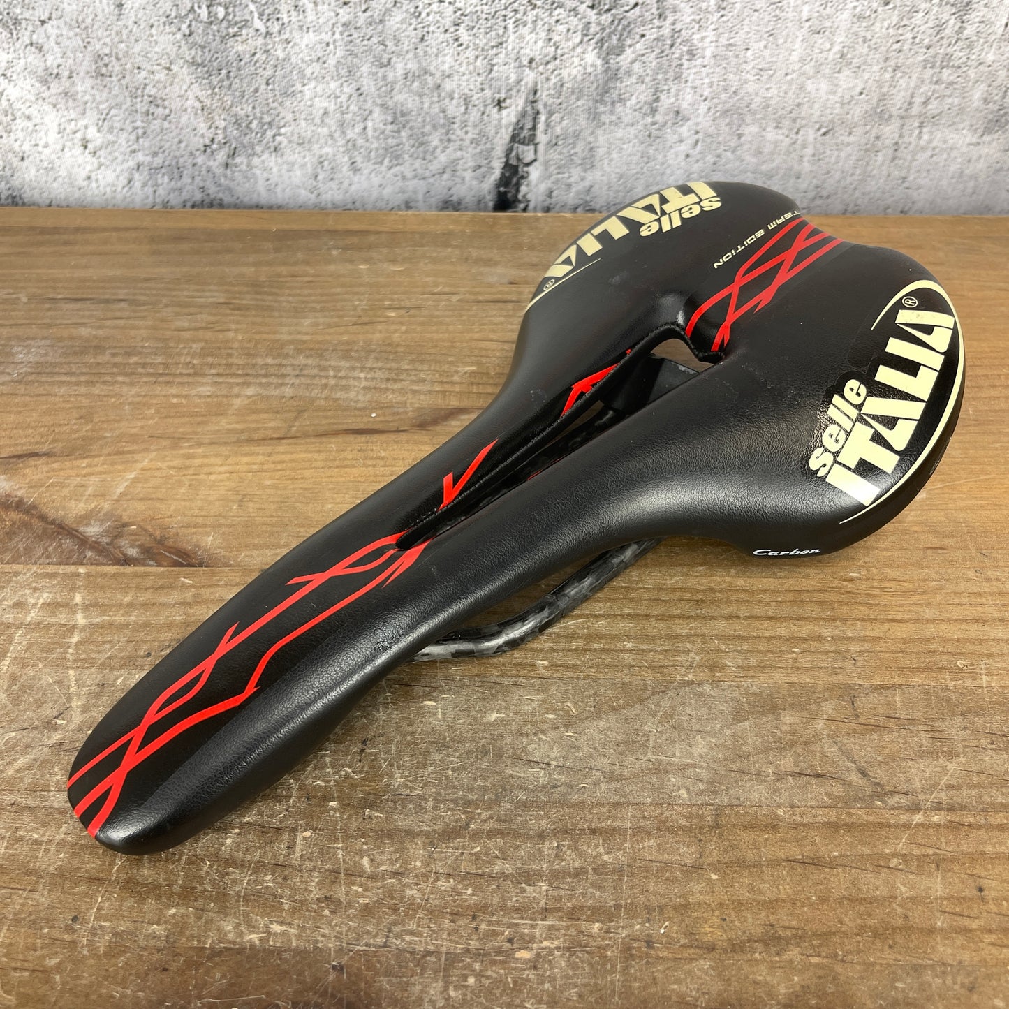 Selle Italia Team Edition 145mm 7x9mm Carbon Rails Road Bike Saddle 190g