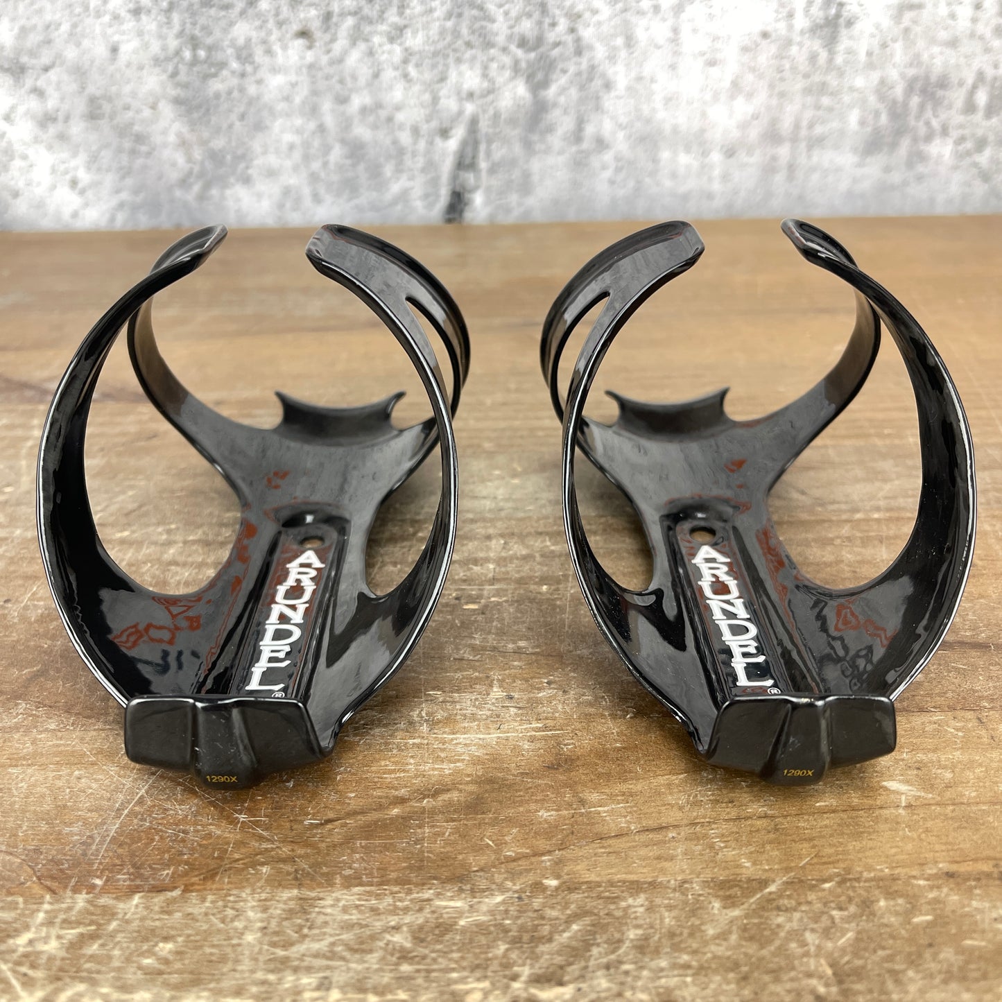 New! Arundel Dave-O Carbon Oil Slick/Gloss Black Water Bottle Cages 60g