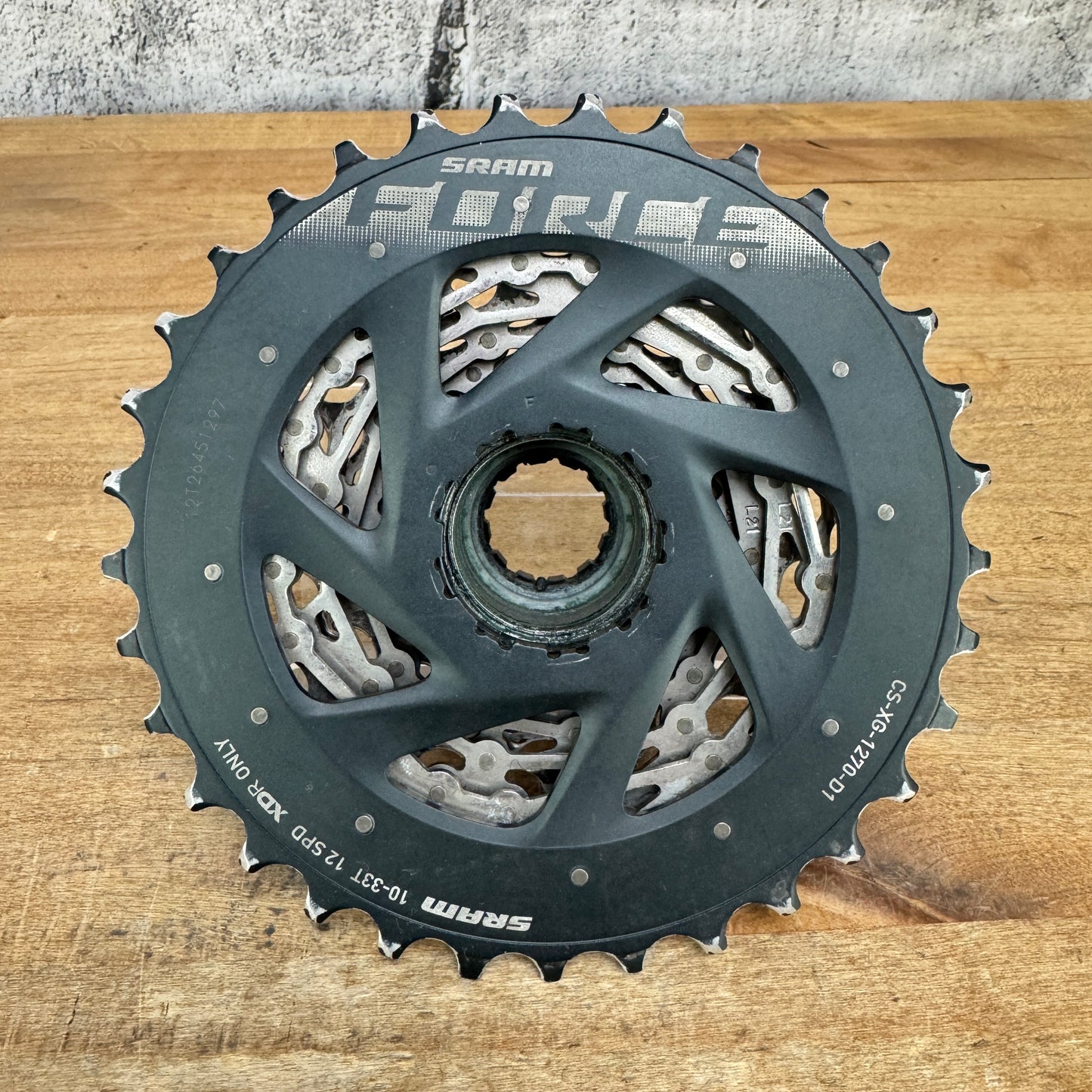 SRAM Force AXS XG-1270 10-33t 12-Speed "Light Wear" Bike Cassette 277g