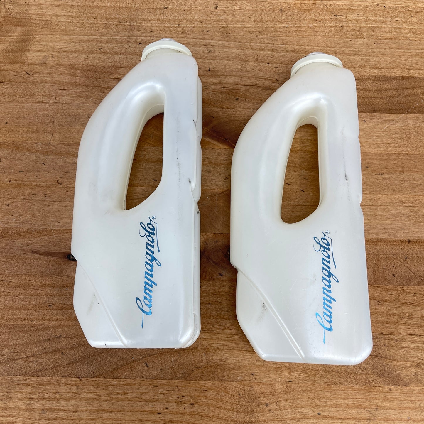 Vintage! Pair Campagnolo Borraccia Biodinamica 500 Water Bottle Cages + Bottles