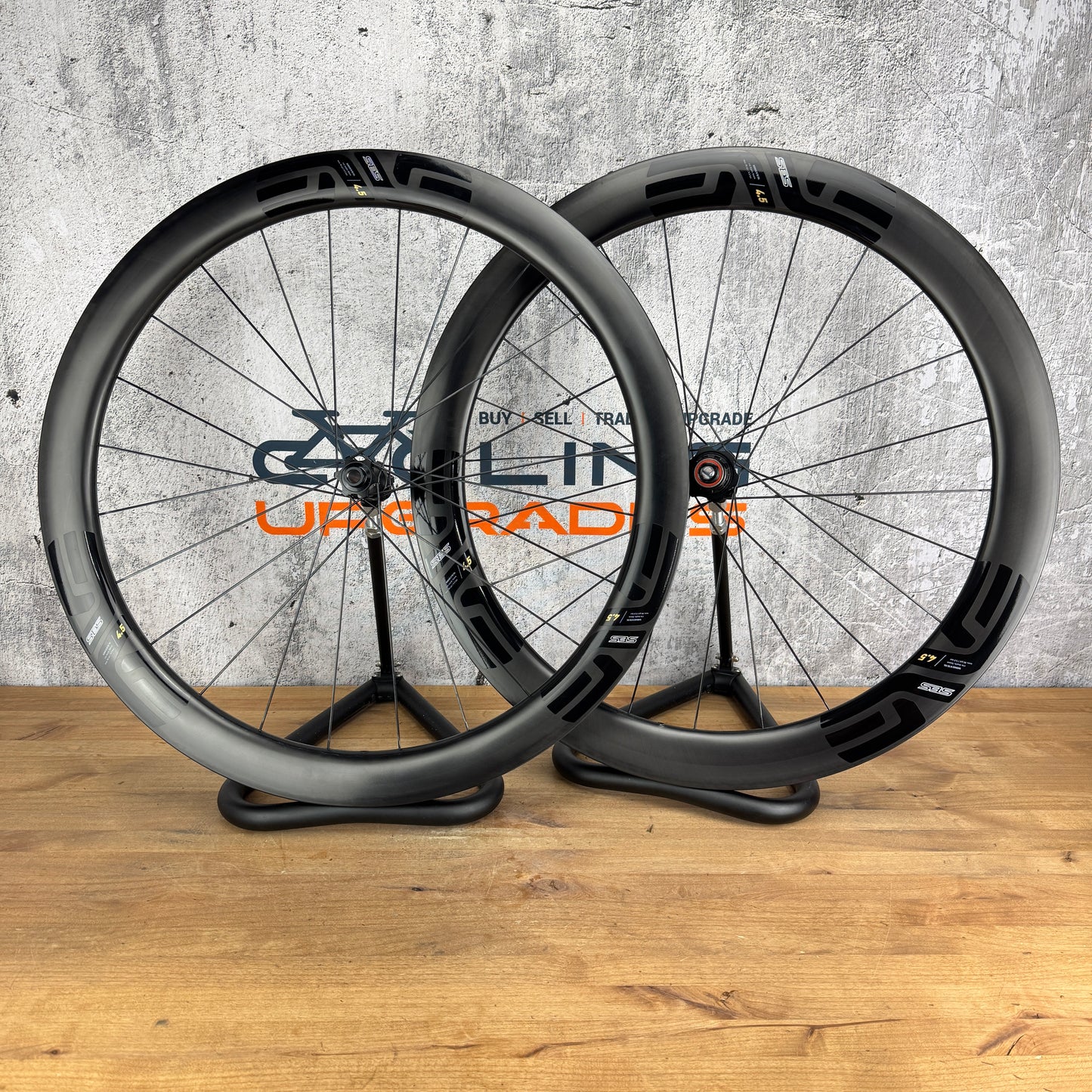 Low Mile! Enve SES 4.5 Innerdrive Carbon Tubeless Disc Wheelset 700c 1479g