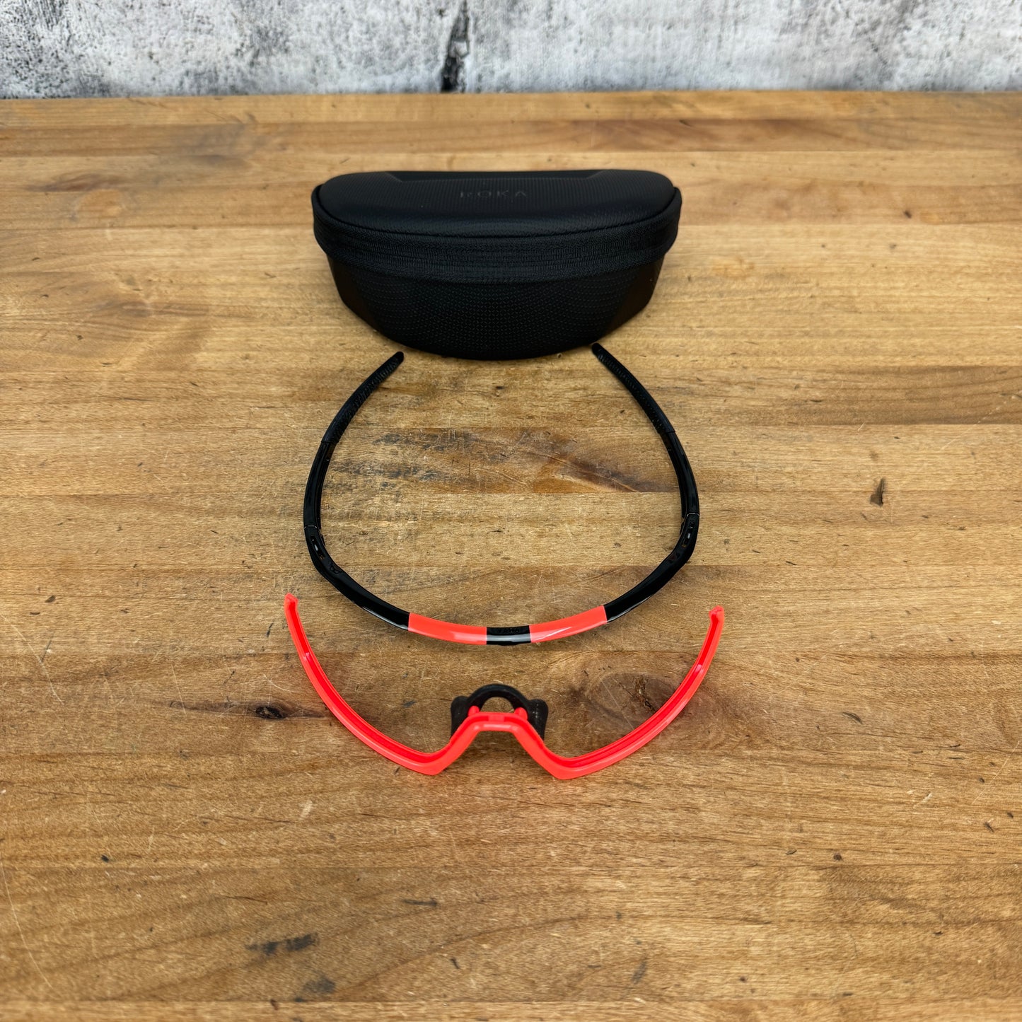 Roka CP-1 Torch Red / Black Cycling Sunglasses Frames Only 15g