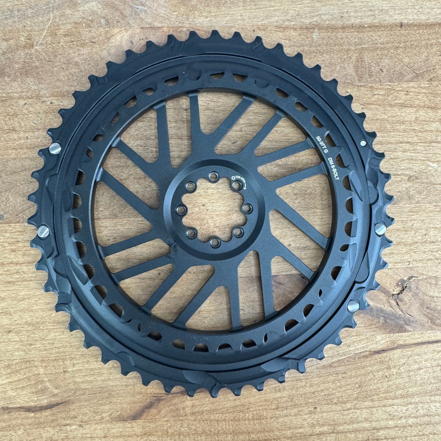 New! SRAM Force AXS E1 50/37t 12-Speed 8-Bolt Direct-Mount Chainring Set 216g