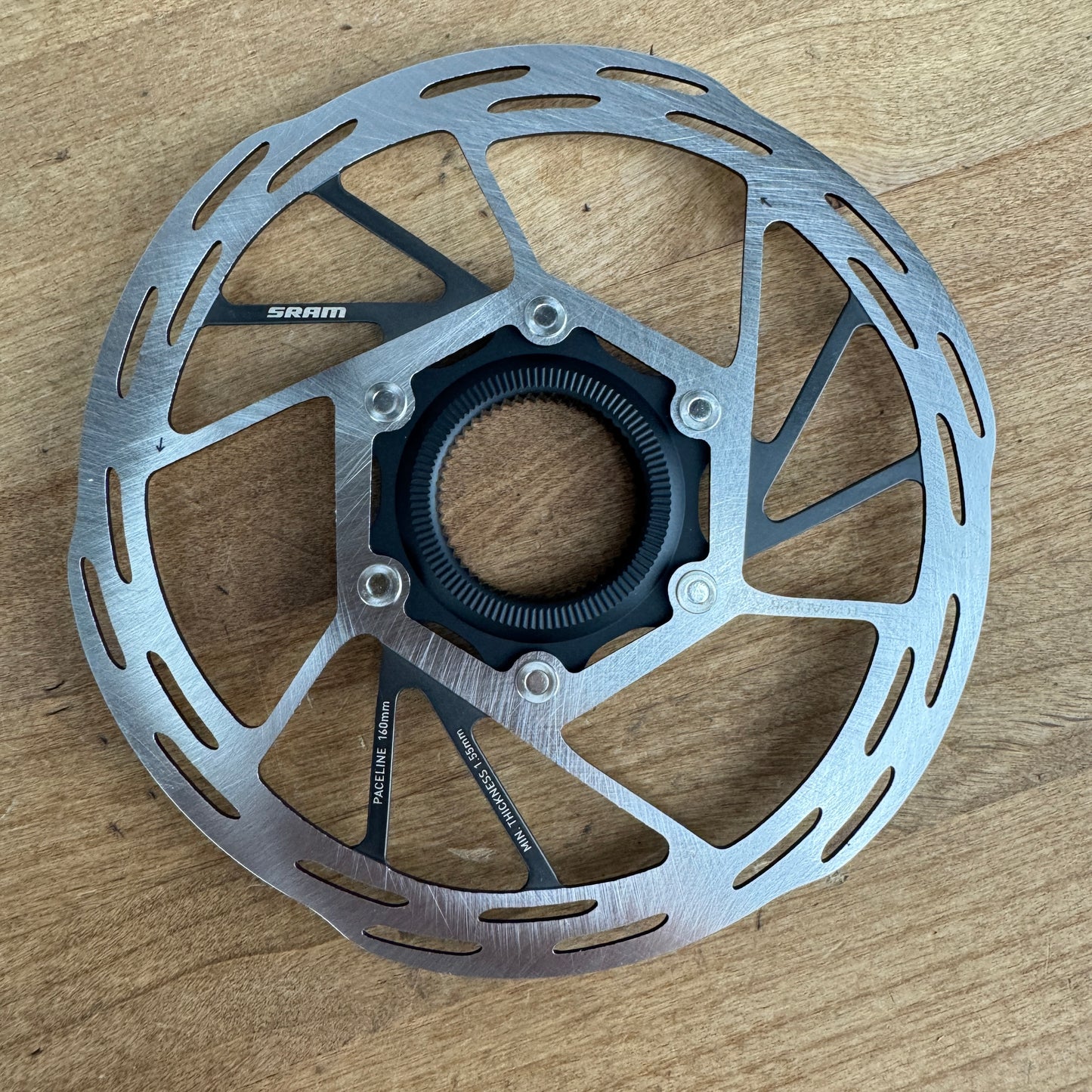 New! SRAM Paceline A2 160mm 1.85mm CenterLock Disc Brake Rotor w/ Lockring