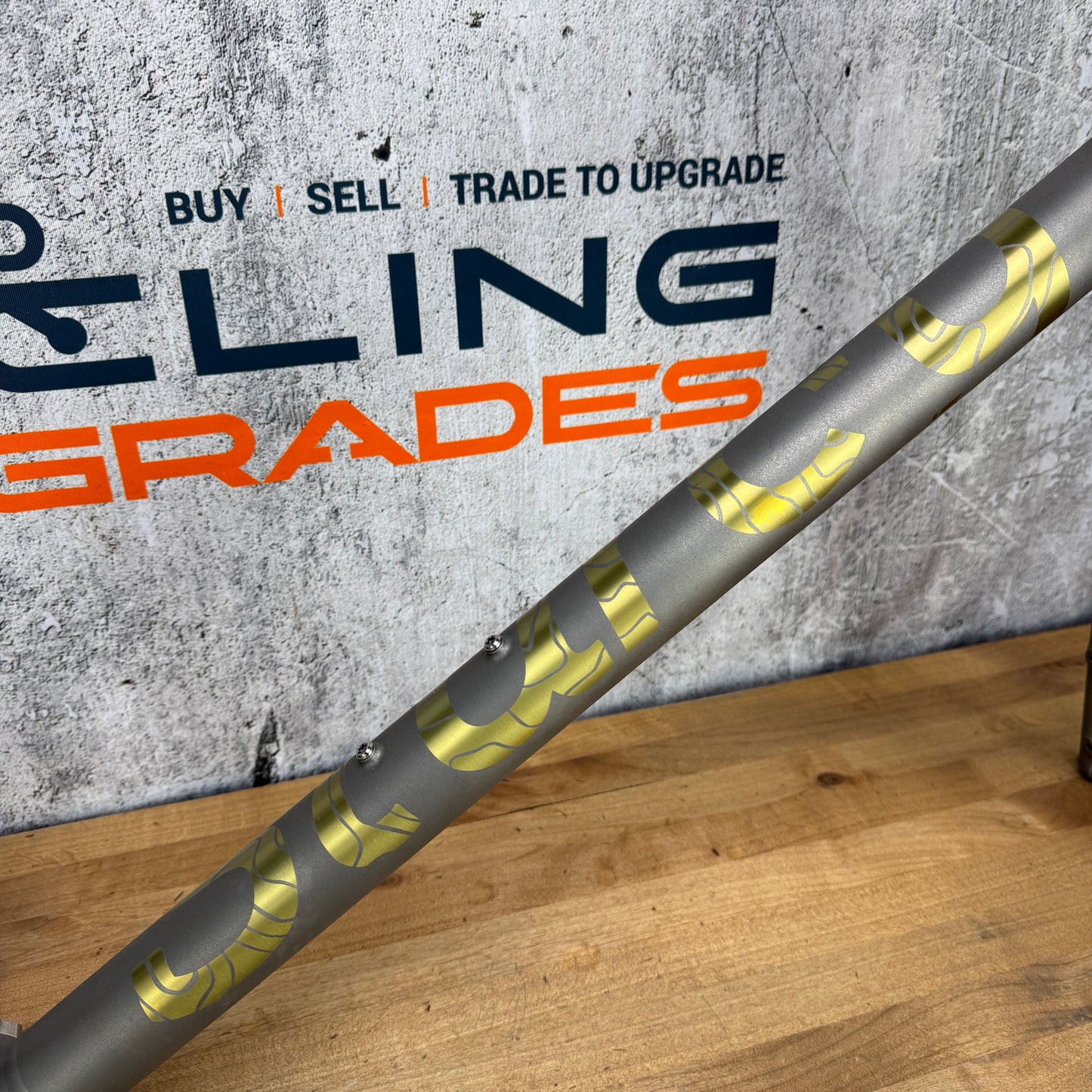 Low Mile! 2024 Sturdy Cycles Fiadh 60cm Titanium Bike Frameset Module 700c 2955g