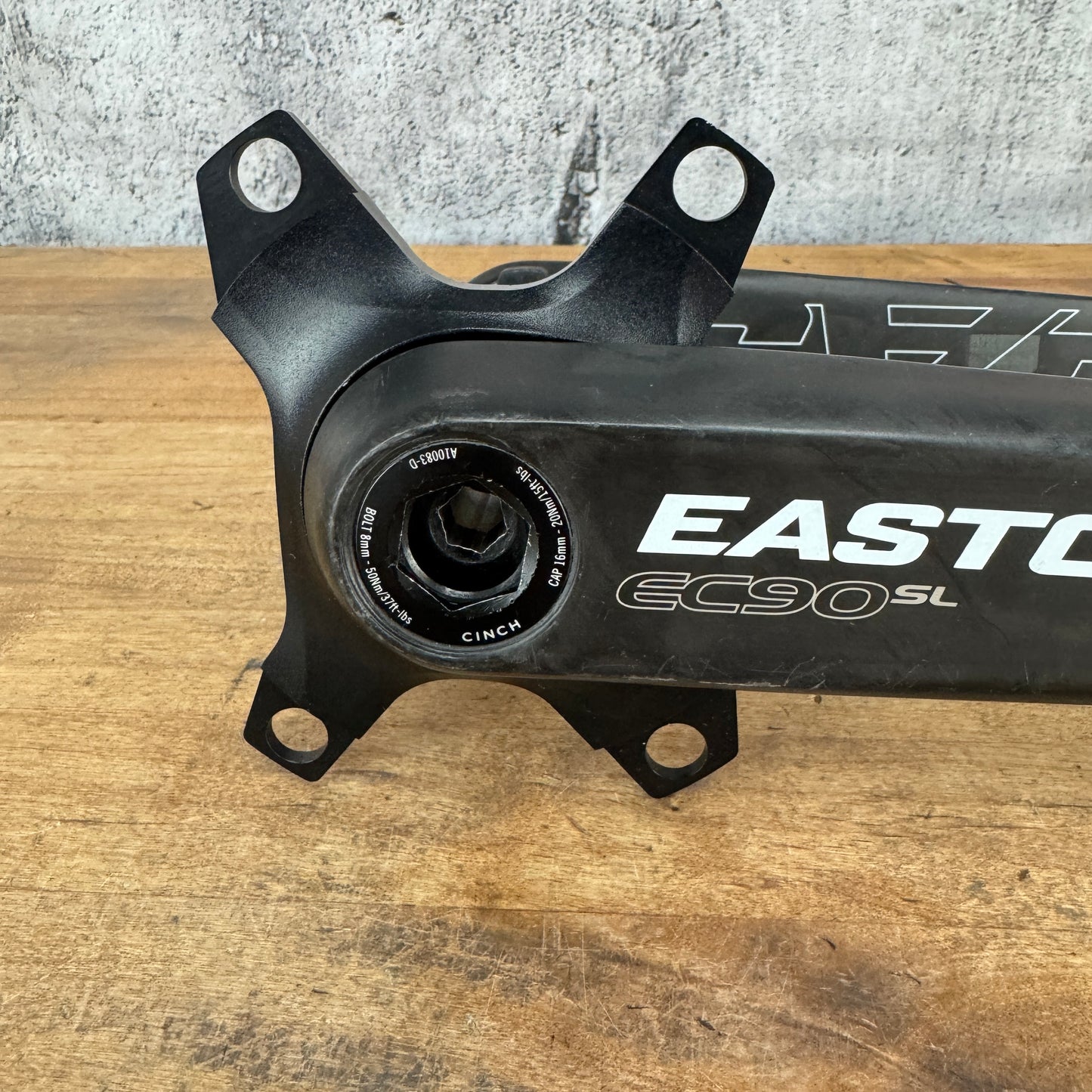 Easton EC90 SL 175mm 4-Bolt Carbon Crankset Crank Arms 30mm Spindle + Spider