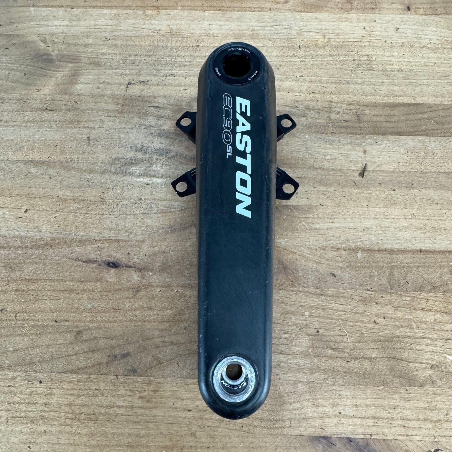 Easton EC90 SL 175mm 4-Bolt Carbon Crankset Crank Arms 30mm Spindle + Spider