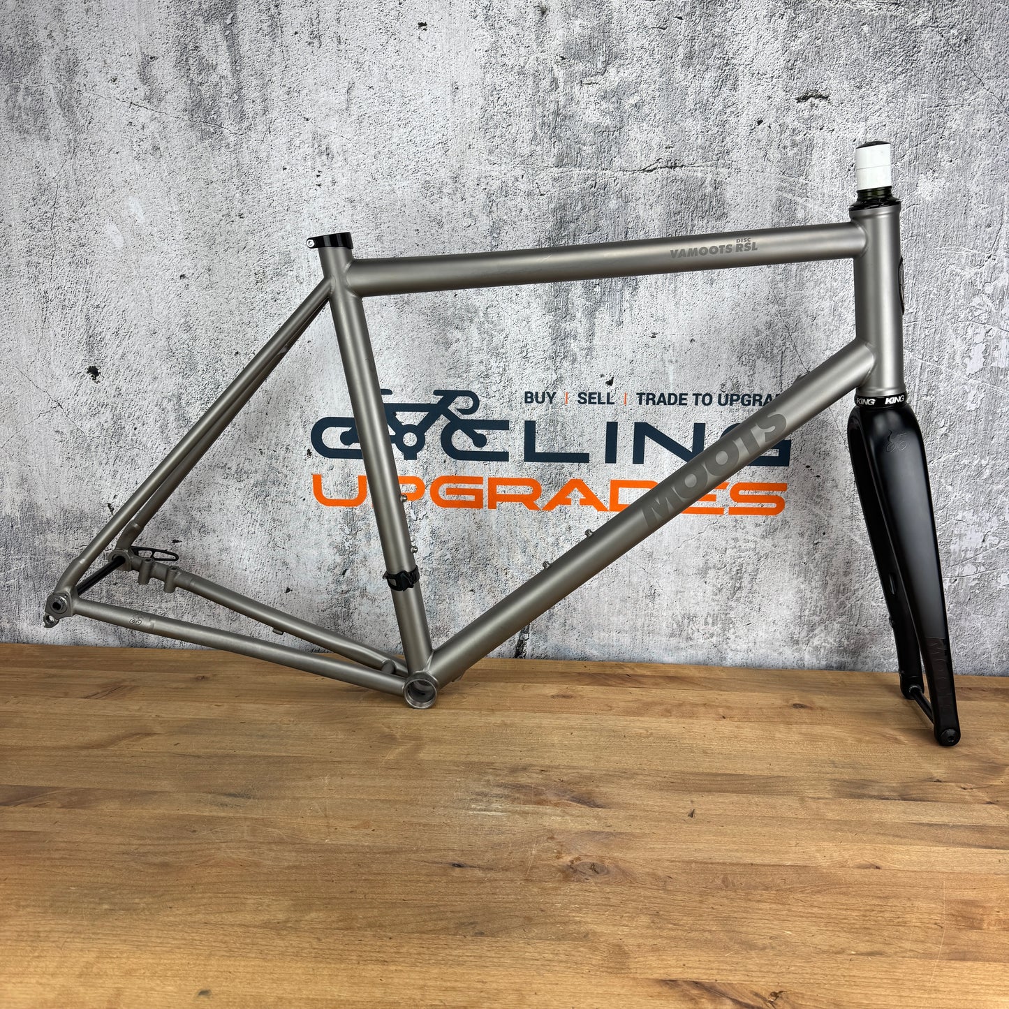 Low Mile! 2021 Moots Vamoots RSL 60cm Carbon Disc Frameset 700c Chris King