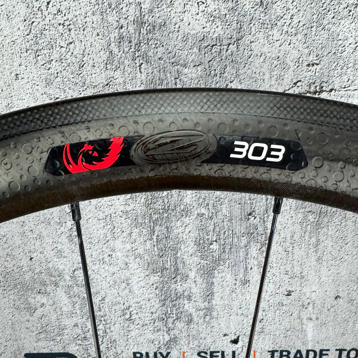 Mint! Zipp 303 Firecrest Carbon Clincher Front Wheel 700c Rim Brake 77 Hub 724g