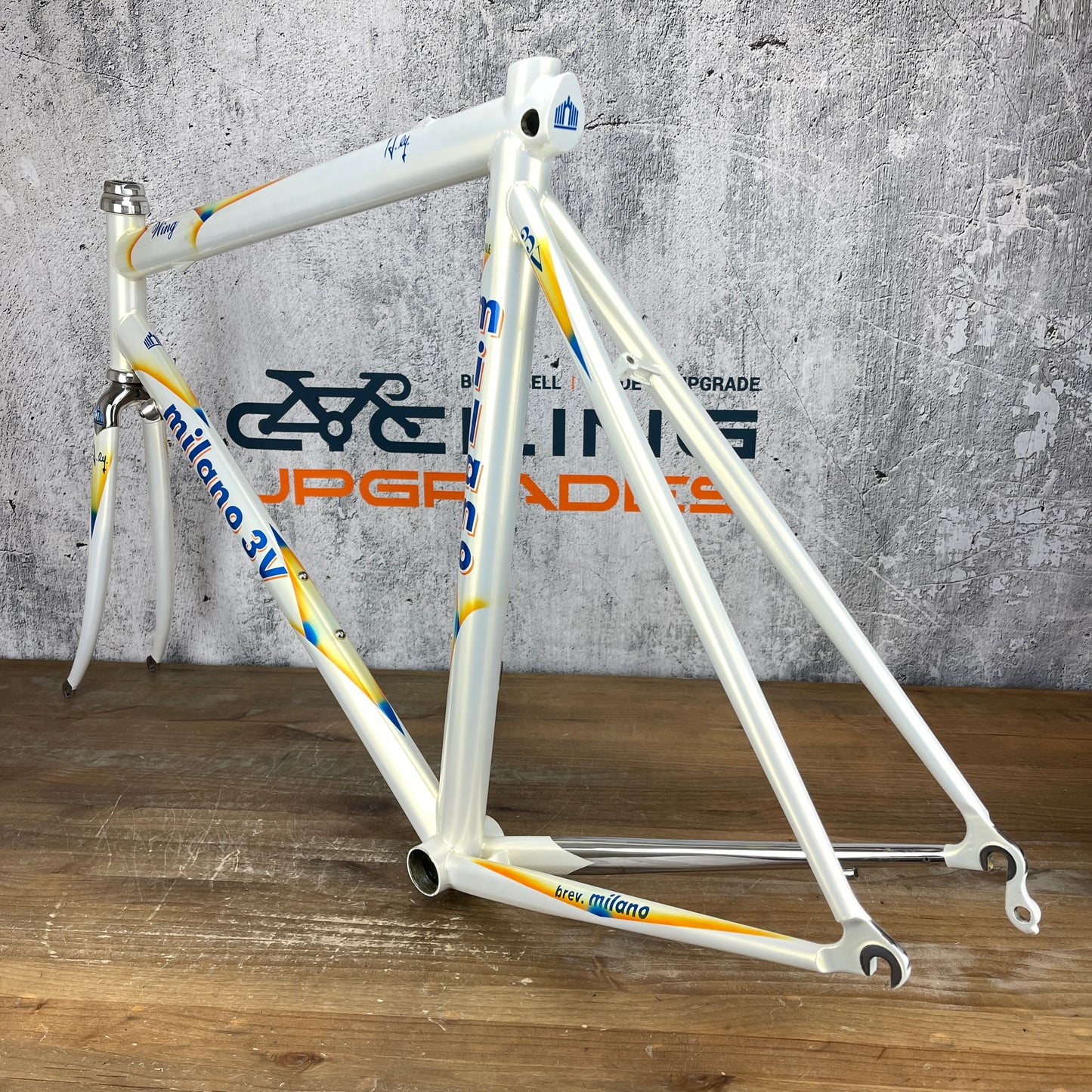 Mint! Milano 3V Wing TIG Integral 56.5cm Rim Brake Steel Road Bike Frameset 700c