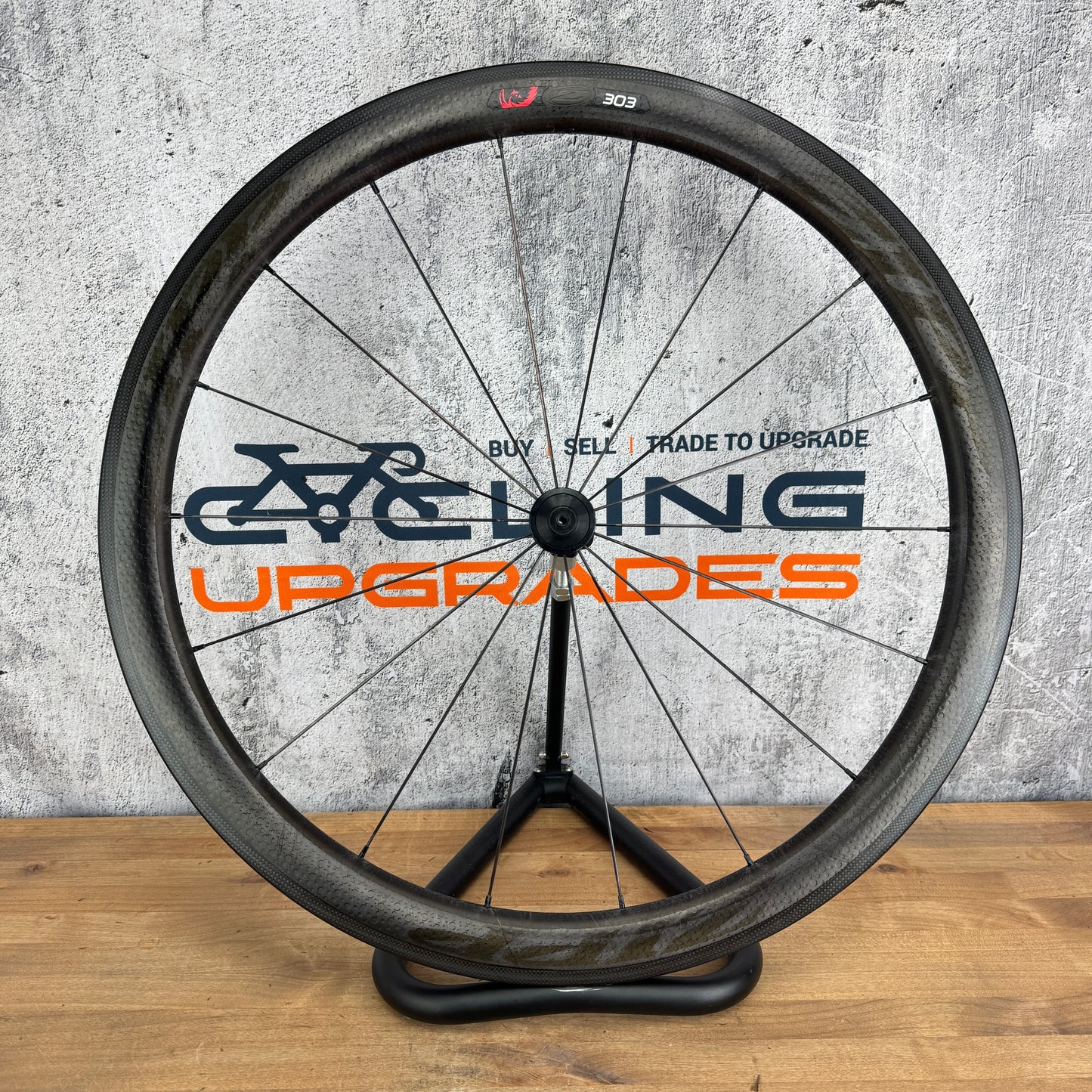 Mint! Zipp 303 Firecrest Carbon Clincher Front Wheel 700c Rim Brake 77 Hub 724g
