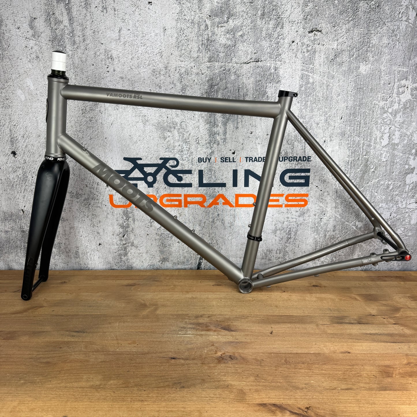 Low Mile! 2021 Moots Vamoots RSL 60cm Carbon Disc Frameset 700c Chris King
