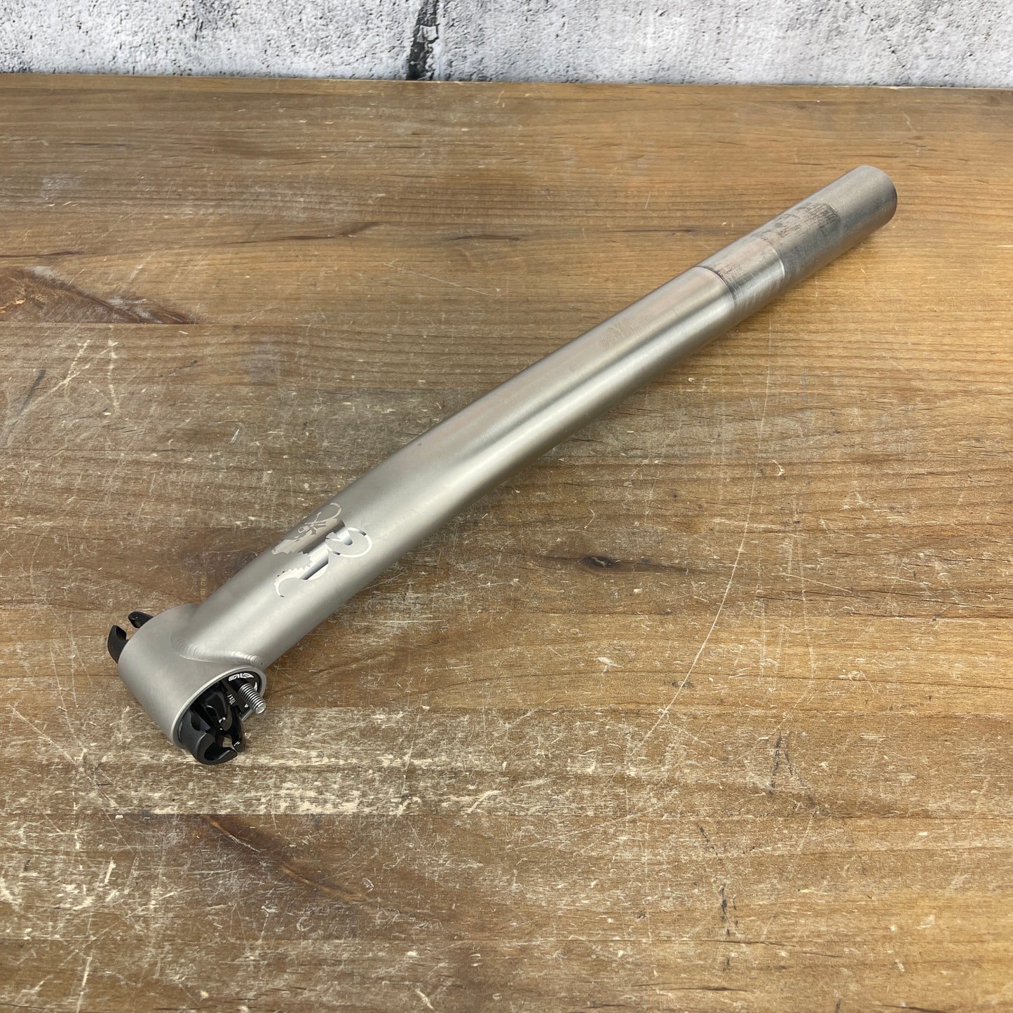 Moots Titanium 30.9mm x 380mm Road Bike Layback Seatpost 20mm Setback 245g