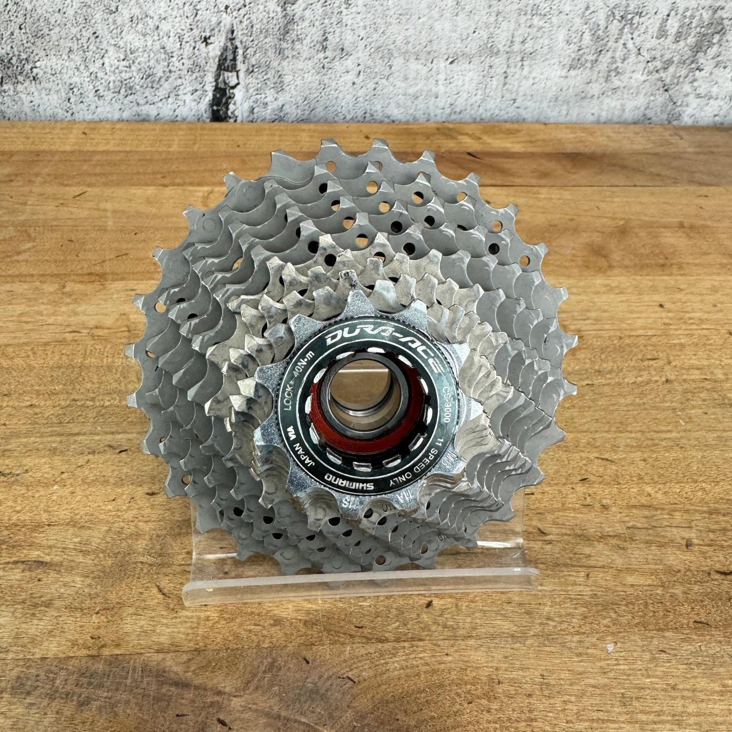 Low Mile! Shimano Dura Ace CS-9000 11-28t Bike Cassette "Light Wear" 198g