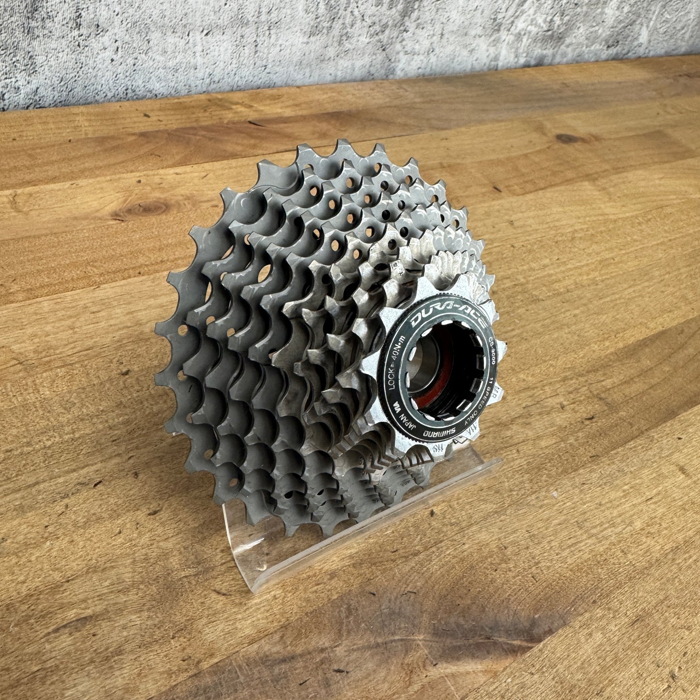 Low Mile! Shimano Dura Ace CS-9000 11-28t Bike Cassette "Light Wear" 198g