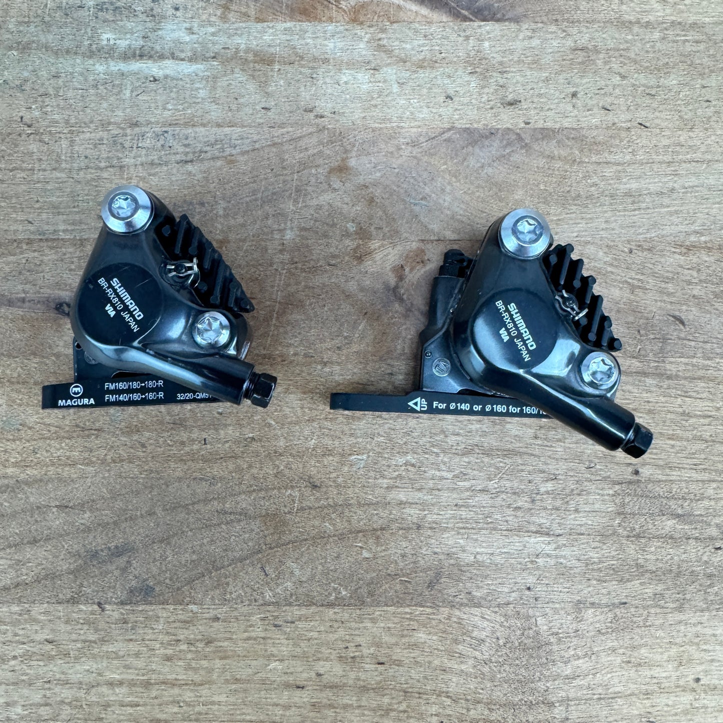 Shimano GRX ST-RX810 11-Speed Mechanical 1x Shifters + Hydraulic Disc Calipers