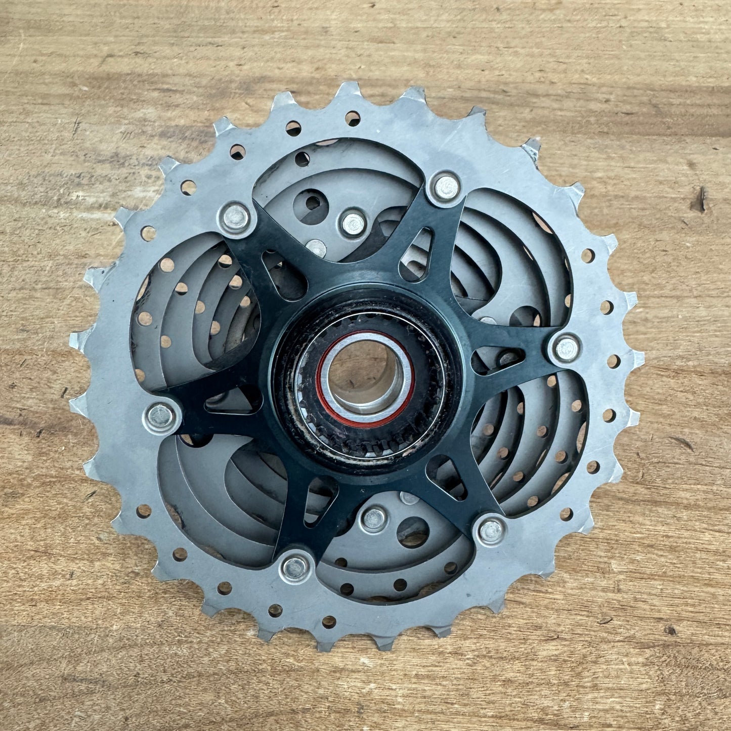 Low Mile! Shimano Dura Ace CS-9000 11-28t Bike Cassette "Light Wear" 198g