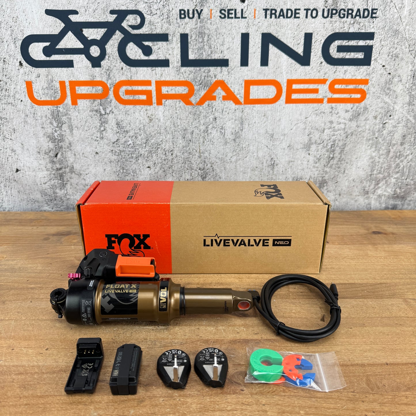 Low Mile! Fox Float Live Valve Factory Kashima 210mm x 52.5mm Rear Shock w/ Neo