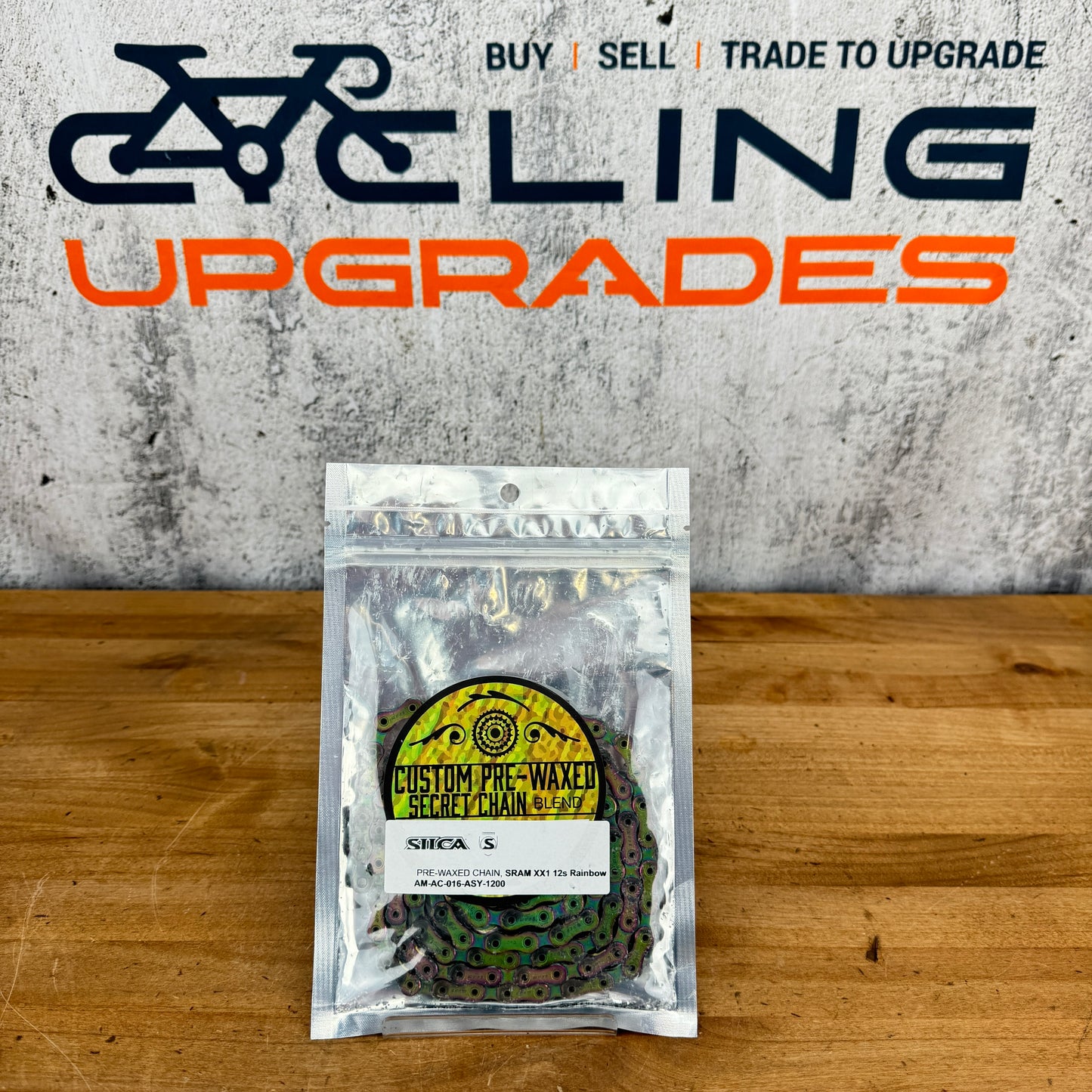New! Silca Secret Blend Pre-Waxed SRAM Eagle XX1 12-Speed Rainbow Race Bike Chain