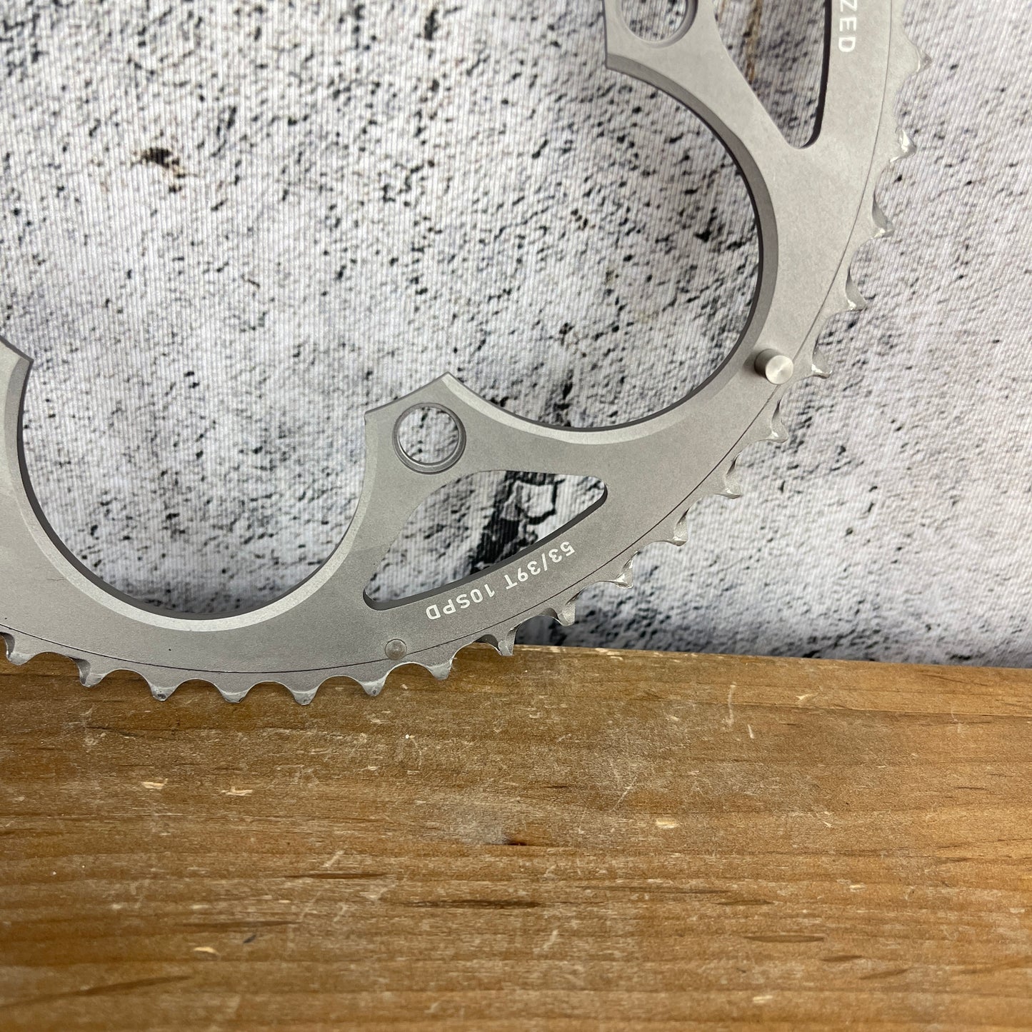 SRAM Powerglide 10-Speed 53/39T 5-Bolt 130BCD Road Bike Chainrings 132g